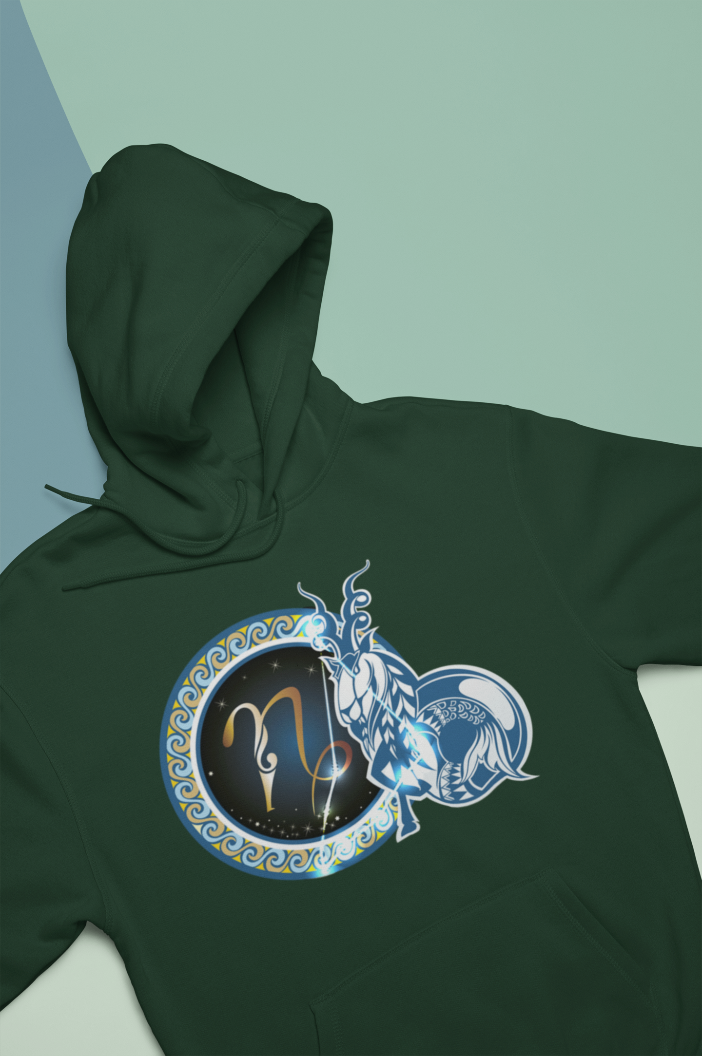 Capricon Zodiac Sign Hoodies for Women-FunkyTeesClub