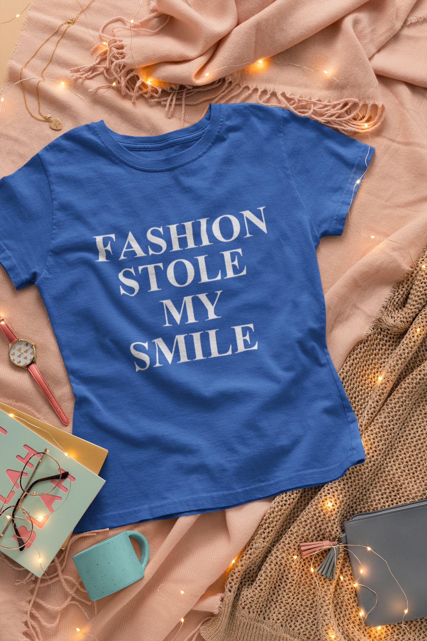 Fashion Stole My Smile Victoria Beckham Celebrity T-shirt- FunkyTeesClub
