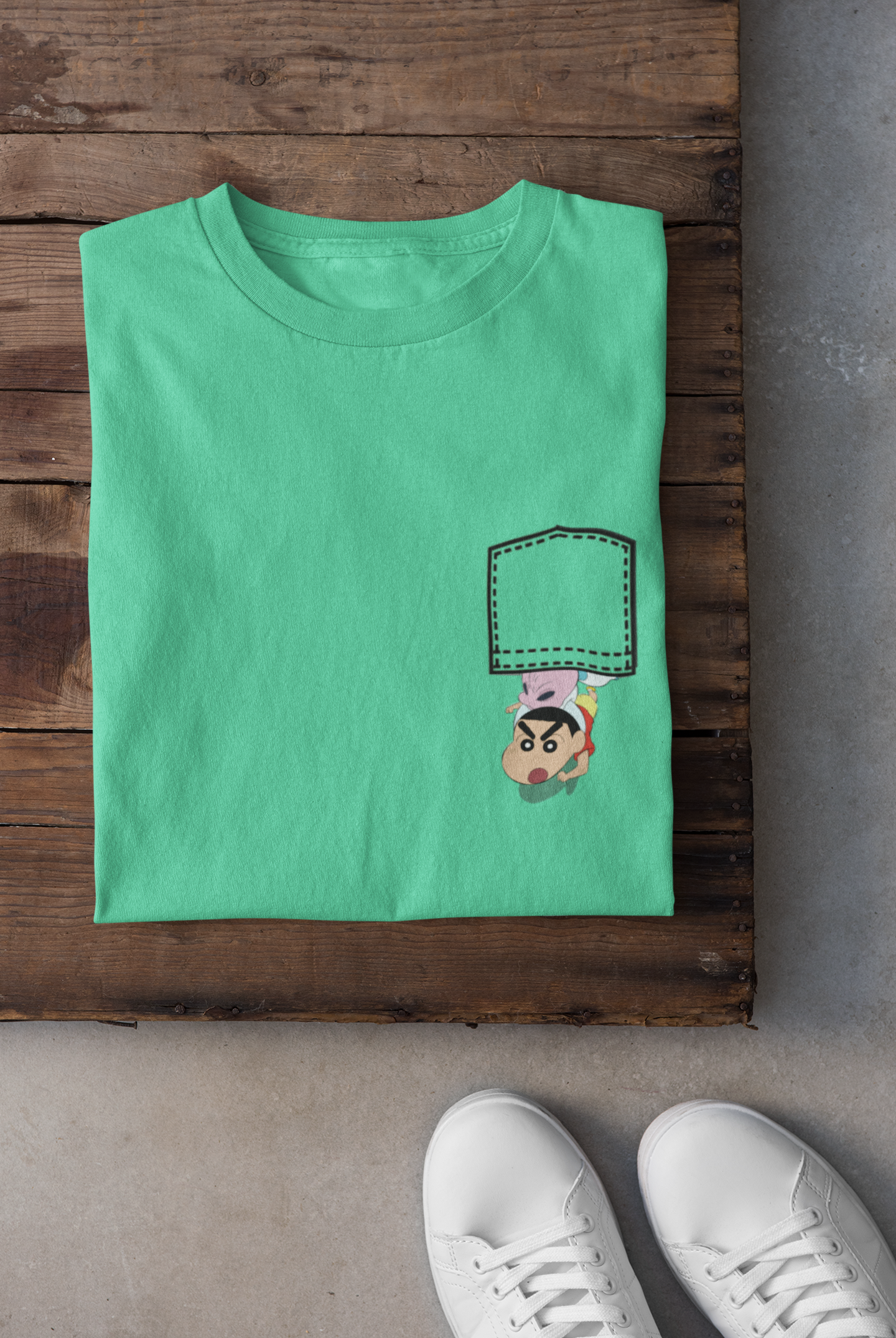 Shin Chan Women Half Sleeves T-shirt- FunkyTeesClub