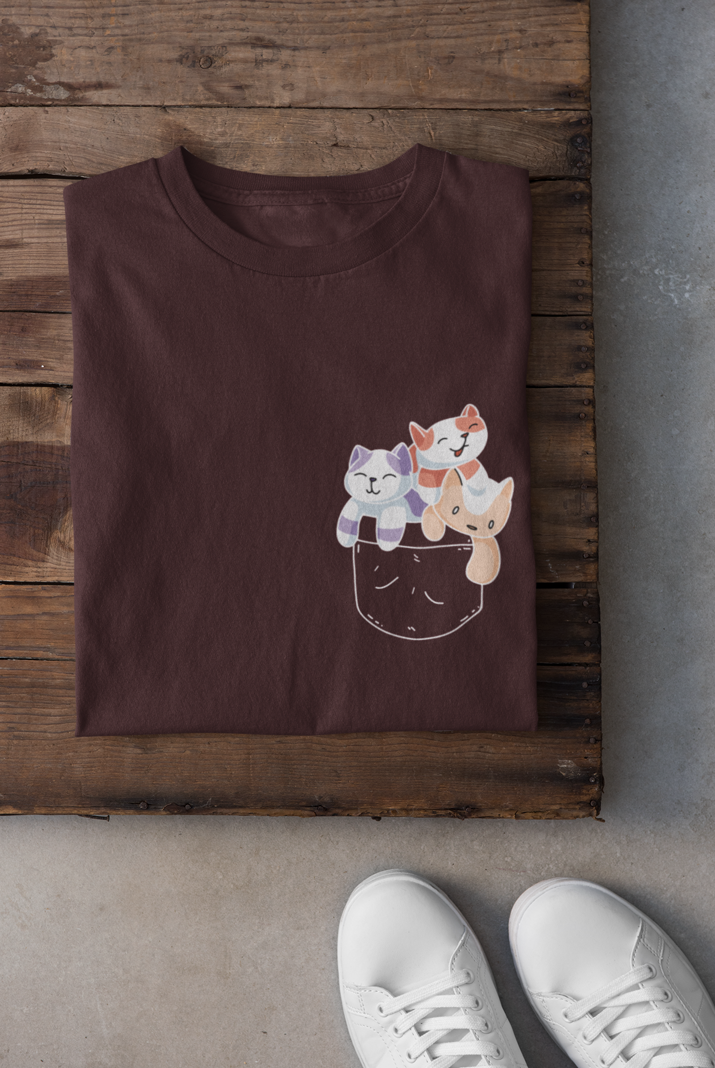 Cute Kitty Women Half Sleeves T-shirt- FunkyTeesClub