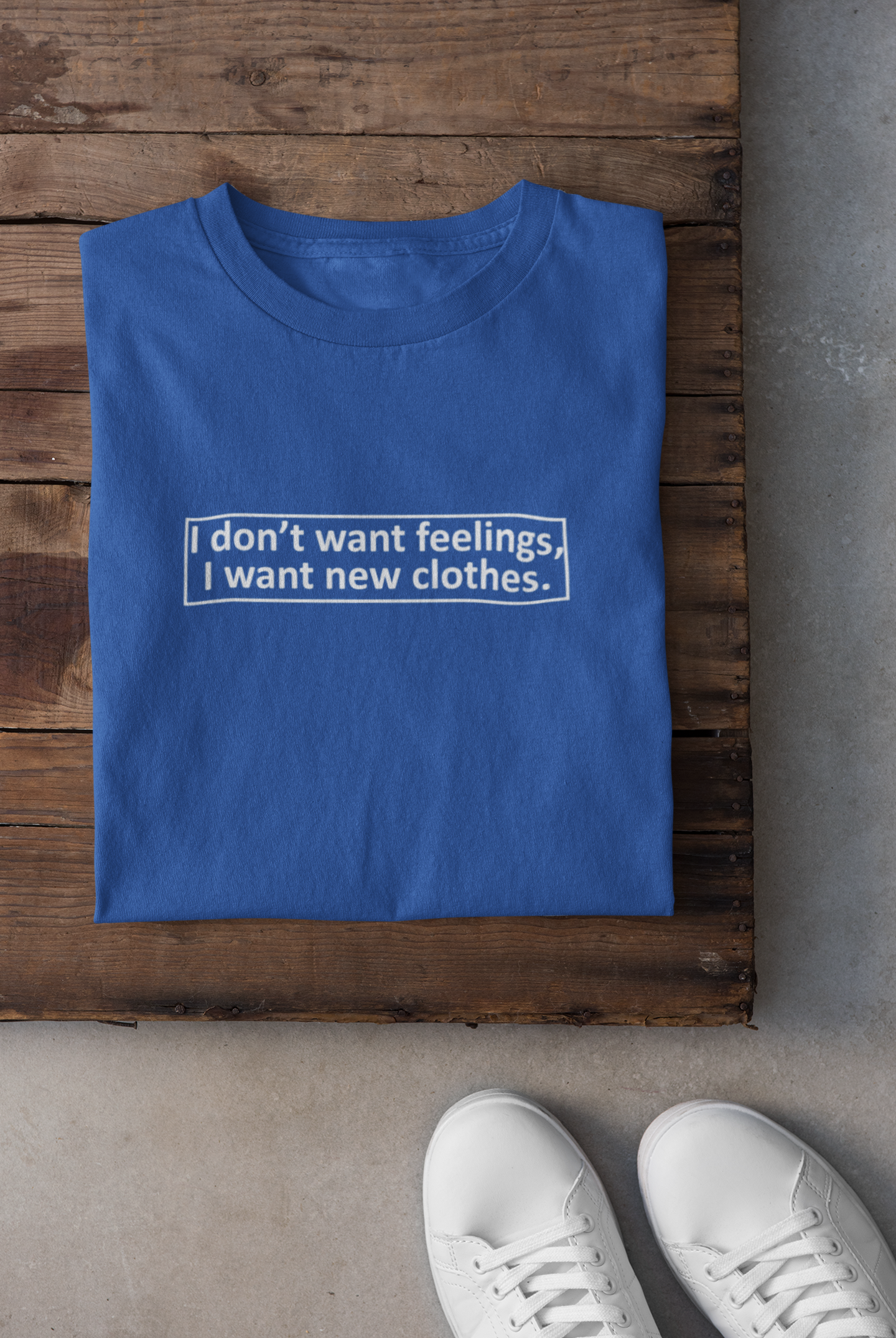 I Want New Clothes Mens Half Sleeves T-shirt- FunkyTeesClub