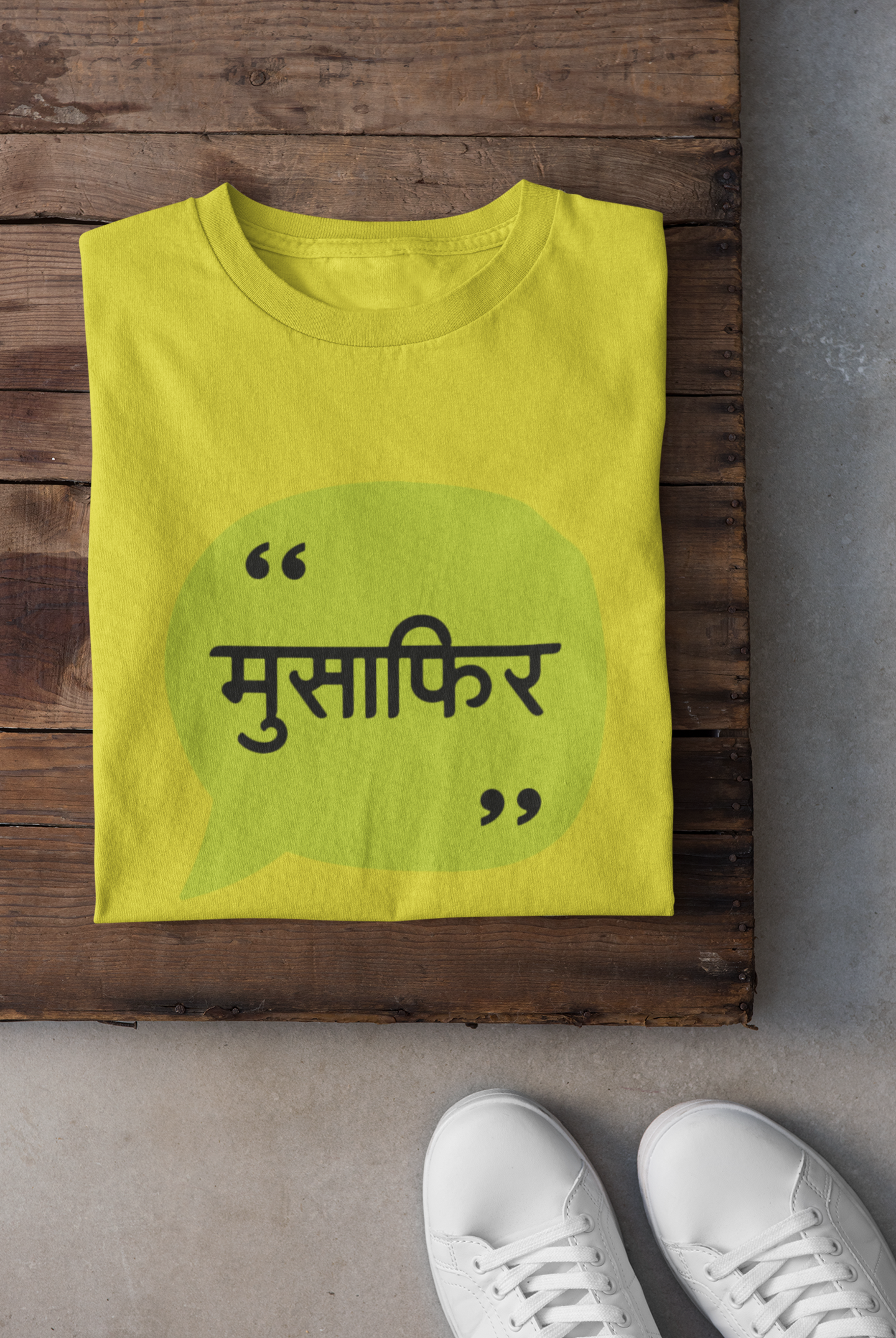 Musafir Women Half Sleeves T-shirt- FunkyTeesClub