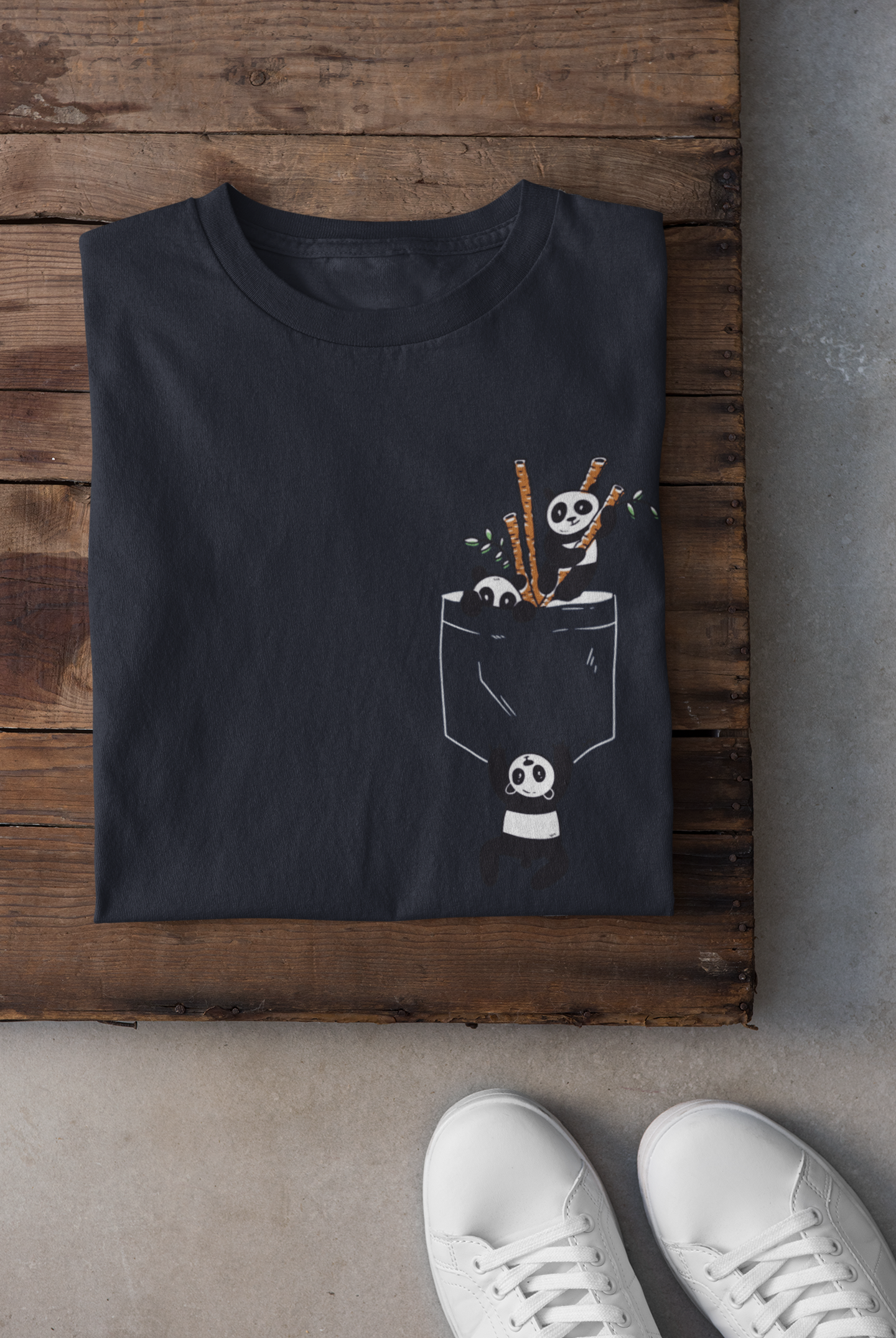 Panda Women Half Sleeves T-shirt- FunkyTeesClub