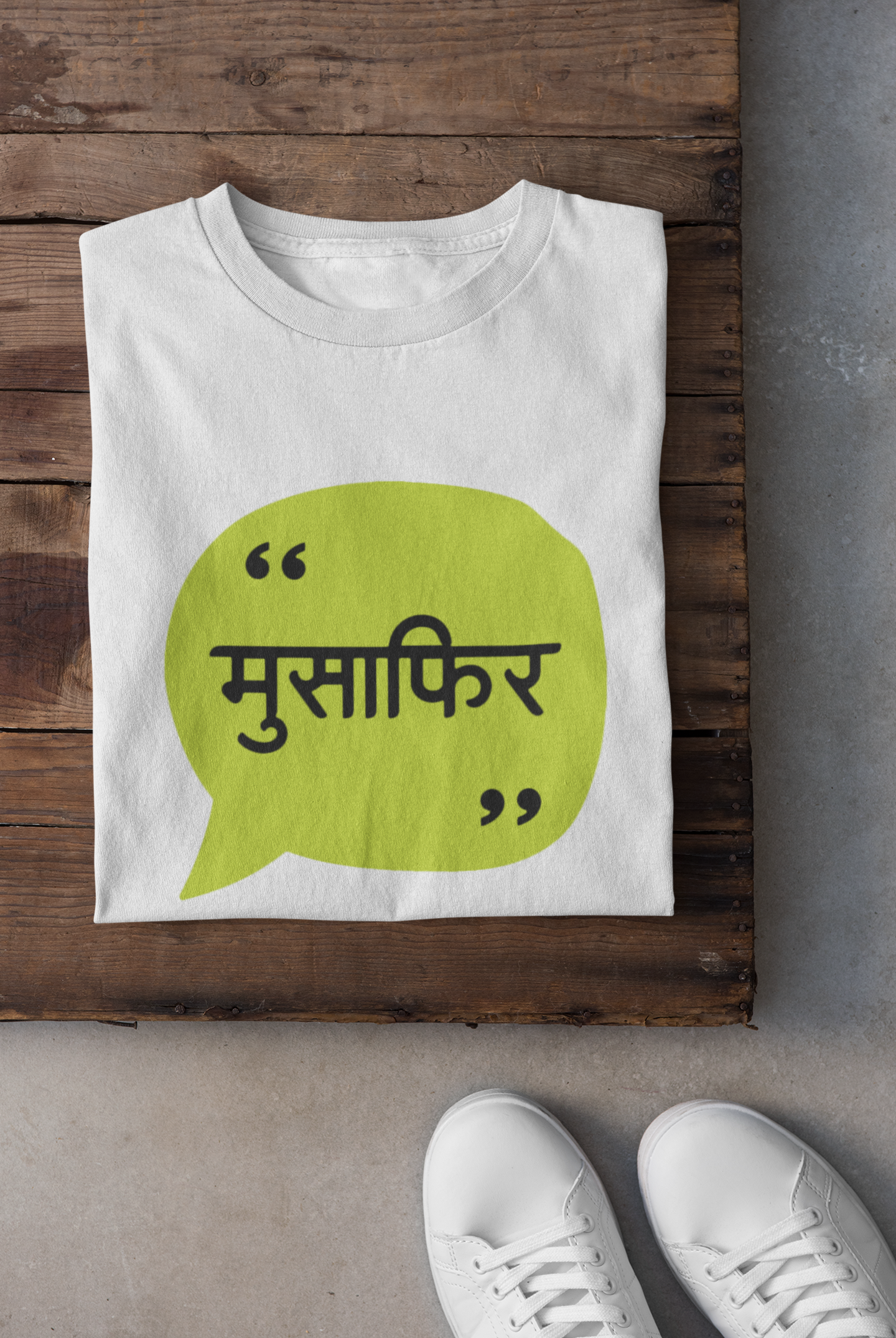 Musafir Women Half Sleeves T-shirt- FunkyTeesClub