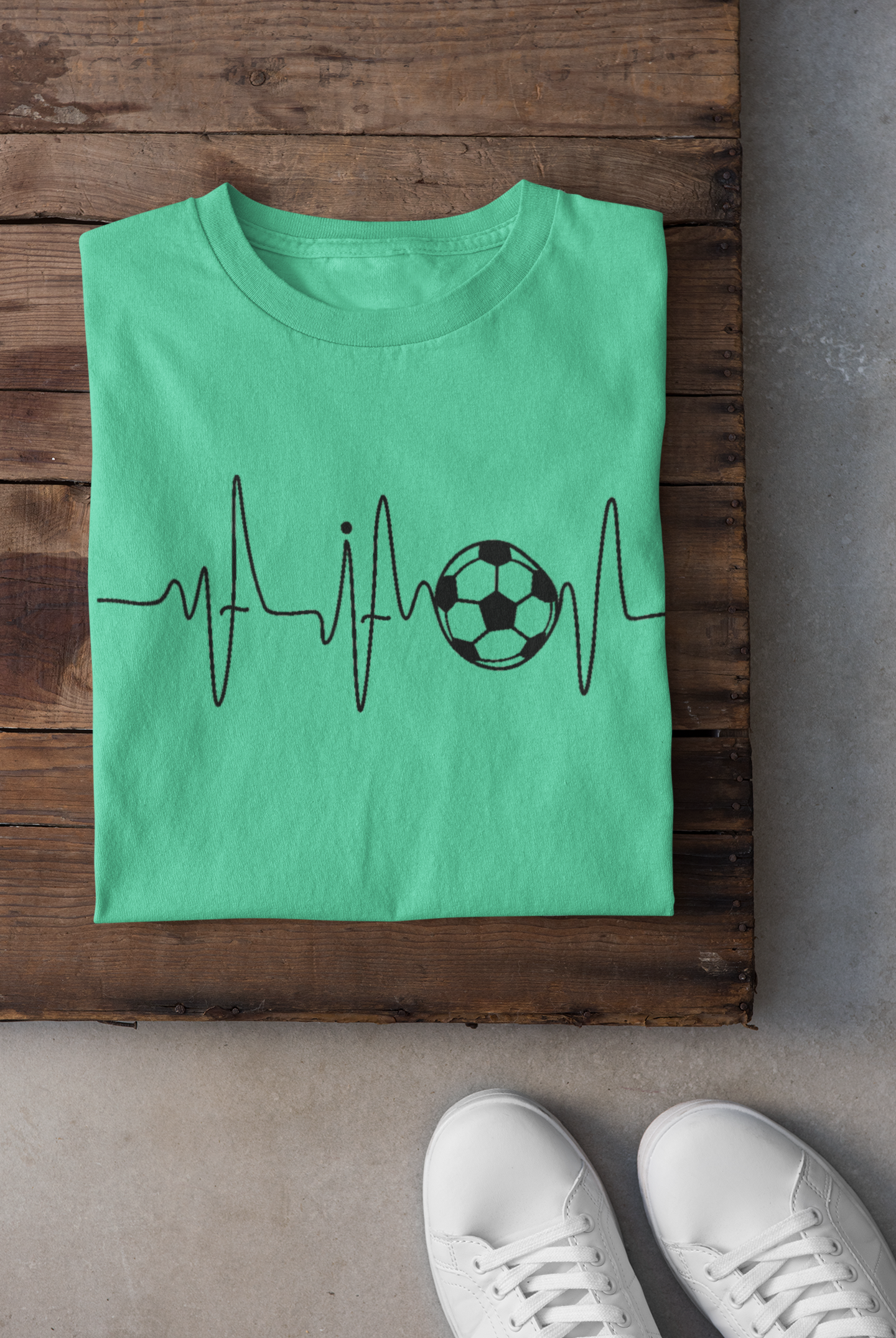 Fifa Heartbeat Mens Half Sleeves T-shirt- FunkyTeesClub