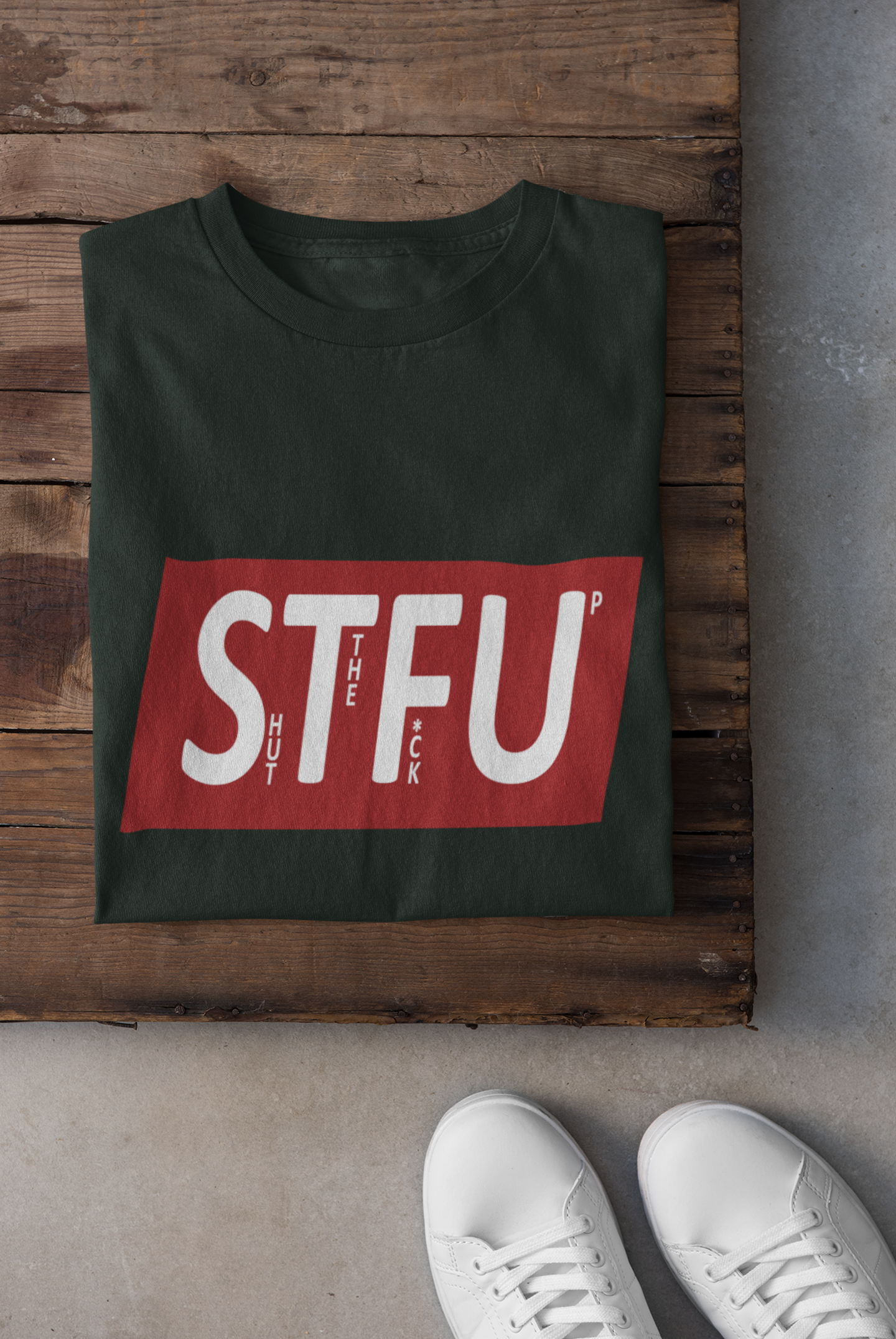 Shut The Fuss Up Mens Half Sleeves T-shirt- FunkyTeesClub