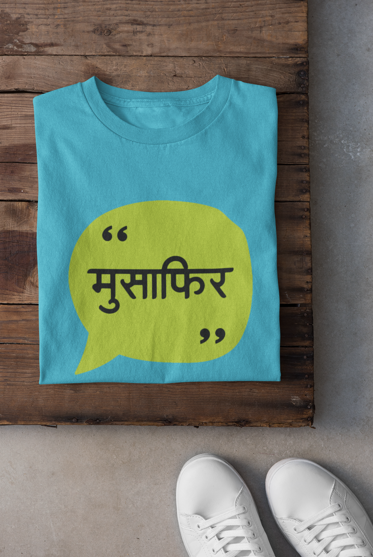 Musafir Women Half Sleeves T-shirt- FunkyTeesClub
