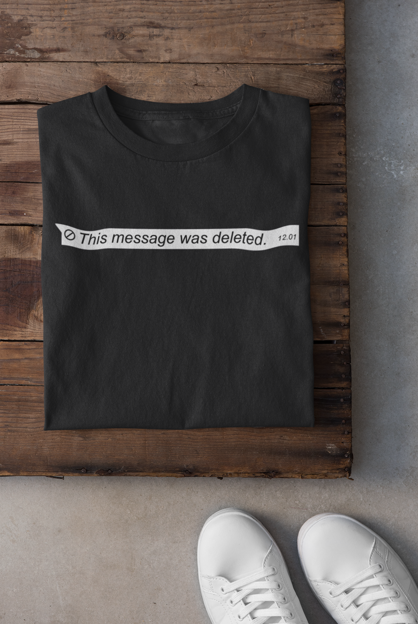 This Message Was Deleted Women Half Sleeves T-shirt- FunkyTeesClub
