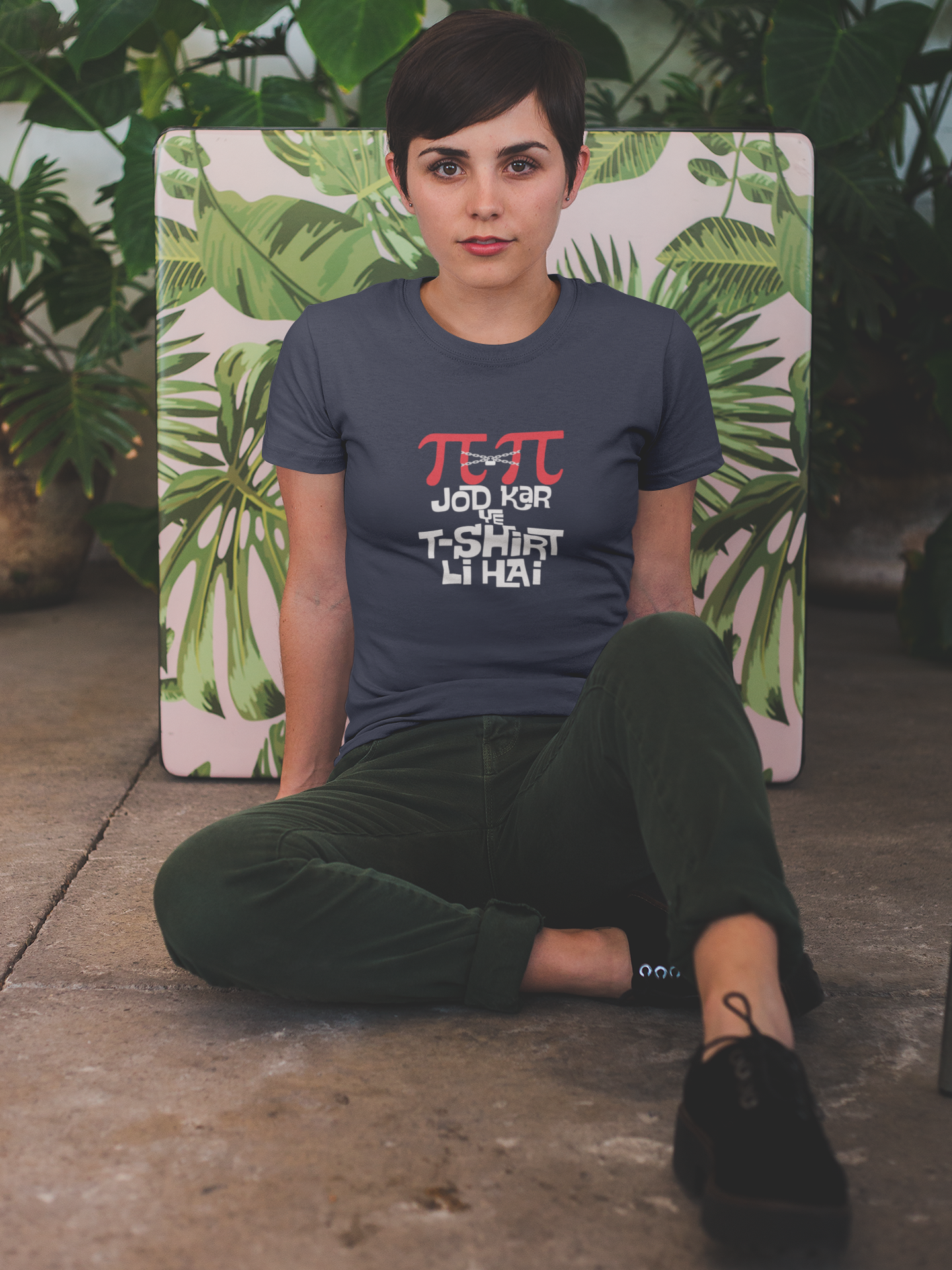 Pi Pi Desi Women Half Sleeves T-shirt- FunkyTeesClub
