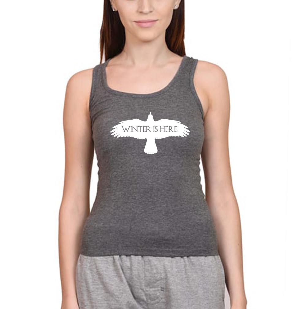 GOT Game Of Thrones Winter Is Here Women Tank Top-FunkyTeesClub - FunkyTeesClub