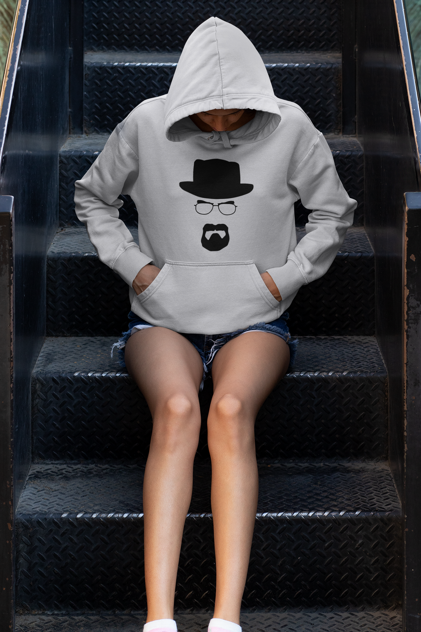 Heisenberg Breaking Bad Web Series Hoodies for Women-FunkyTeesClub