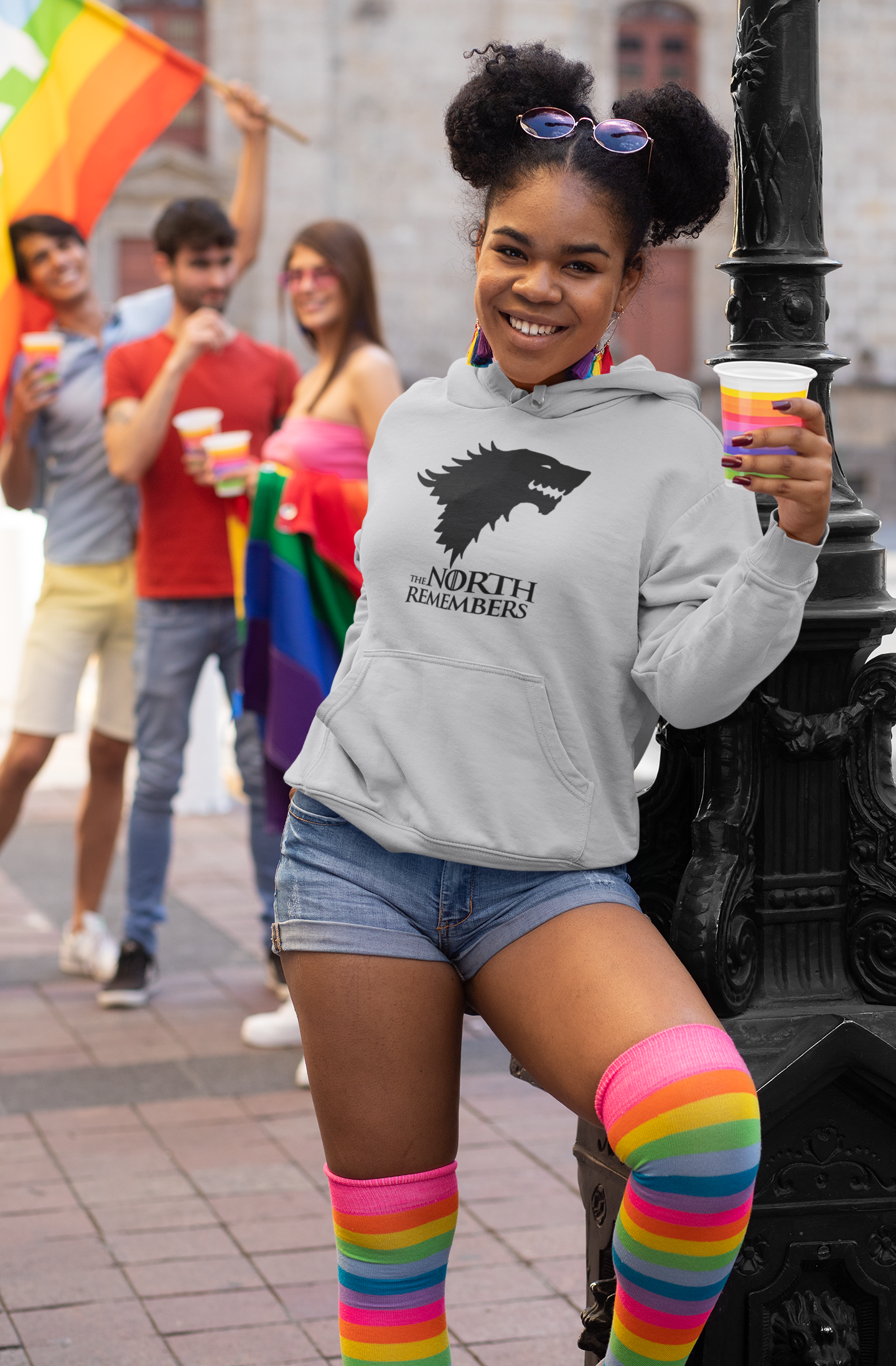 The North Remembers Web Series Hoodies for Women-FunkyTeesClub