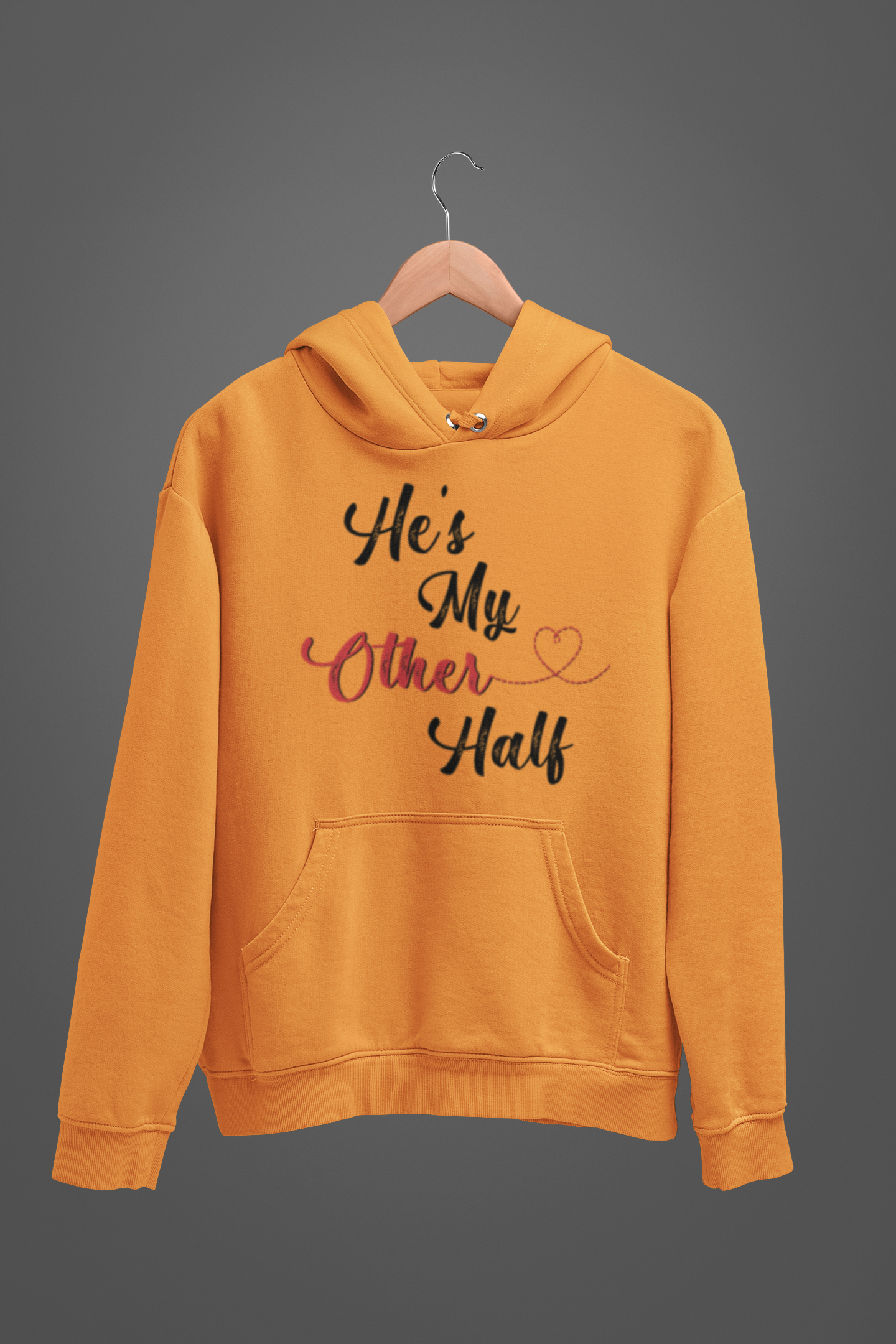 He Is My Better Half Couple Hoodie-FunkyTeesClub