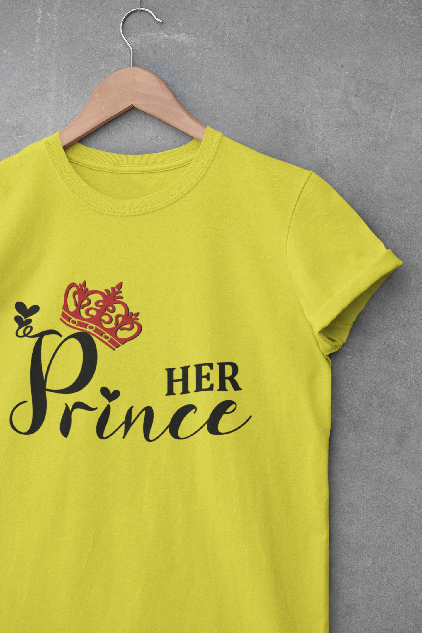 Prince Couple Half Sleeves T-Shirts -FunkyTeesClub