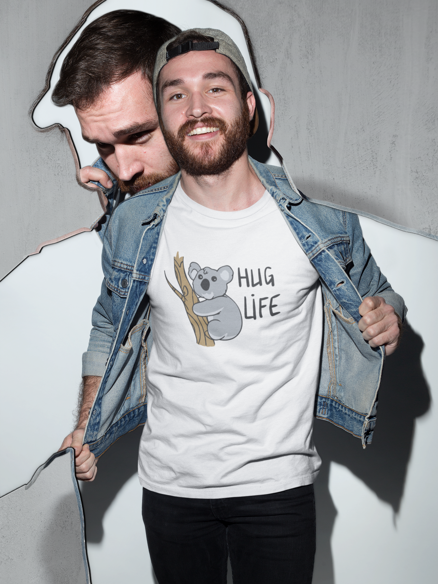 Hug Life Desi Mens Half Sleeves T-shirt- FunkyTeesClub