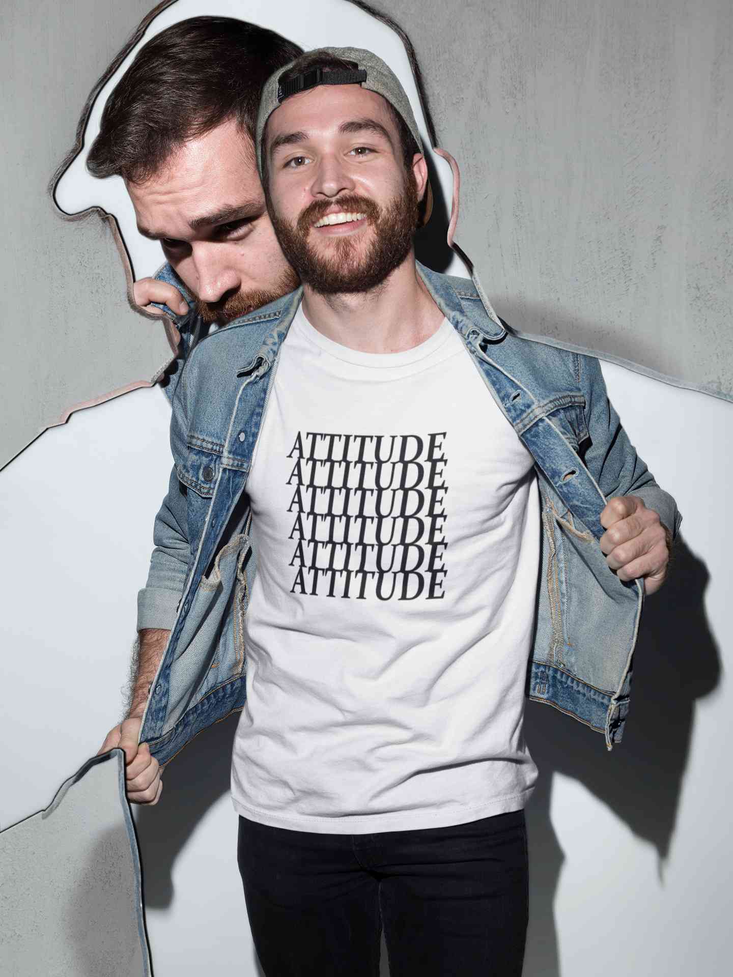 Attitude Mens Half Sleeves T-shirt- FunkyTeesClub