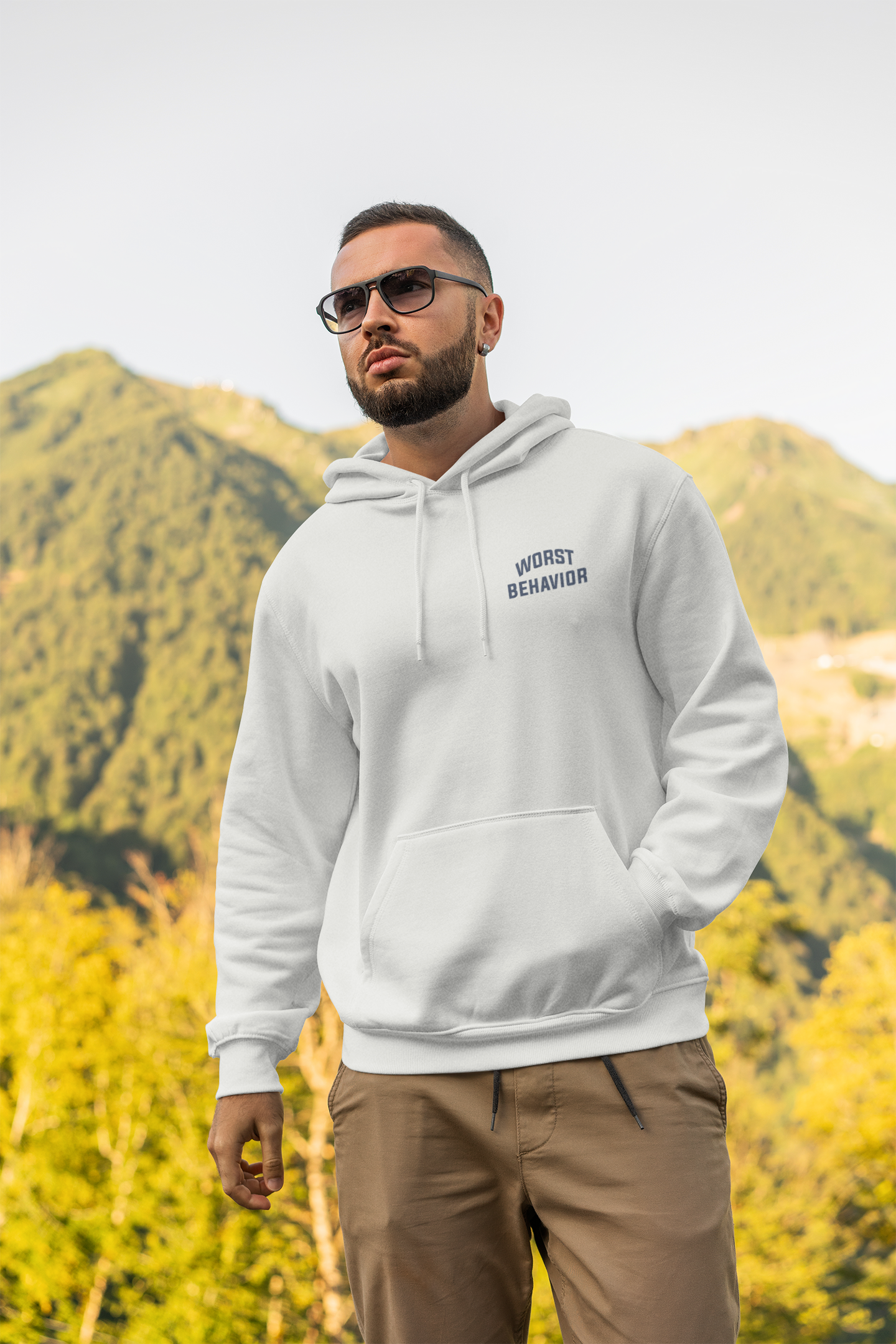Worst Behavior Men Hoodies-FunkyTeesClub
