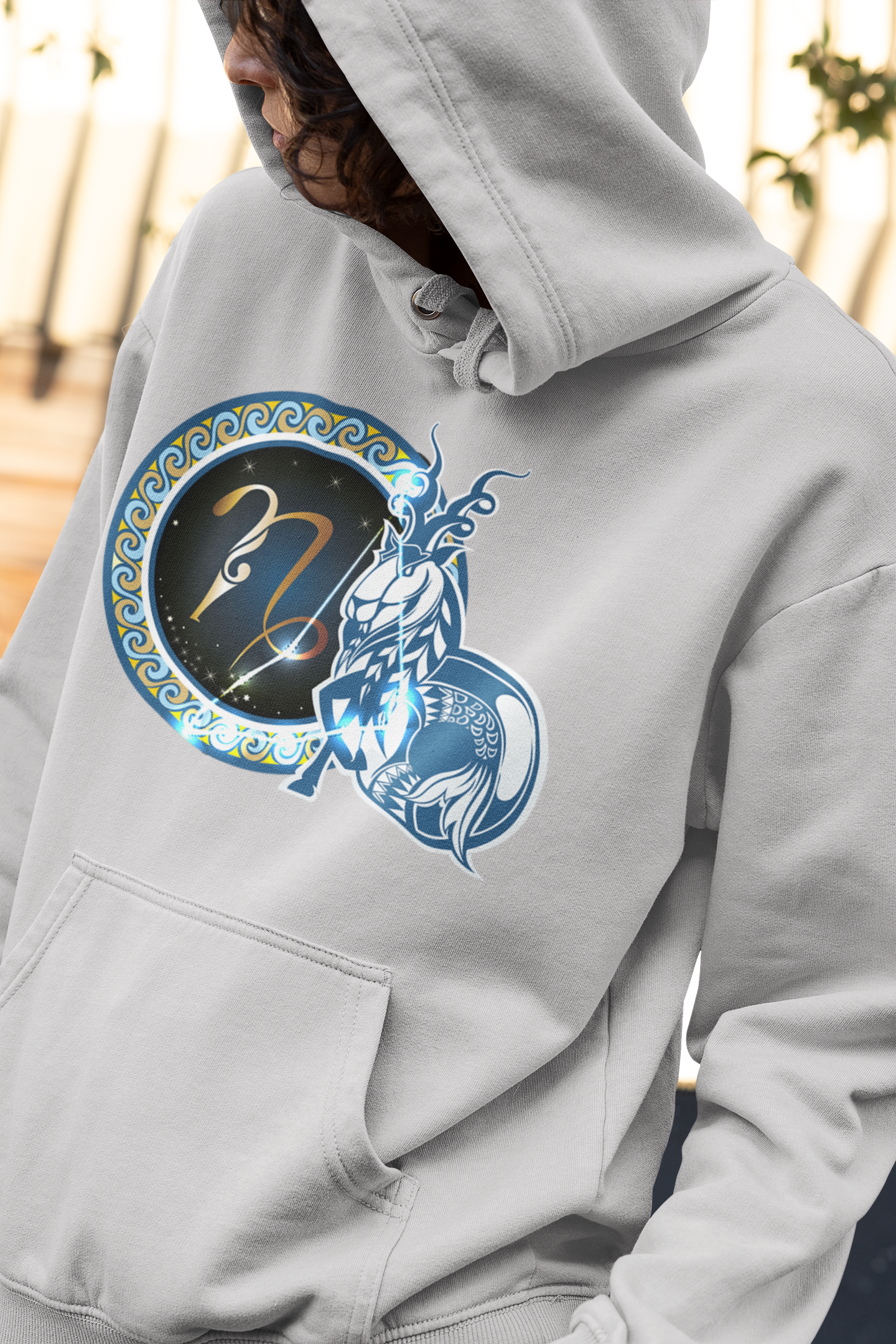 Capricon Zodiac Sign Hoodies for Women-FunkyTeesClub