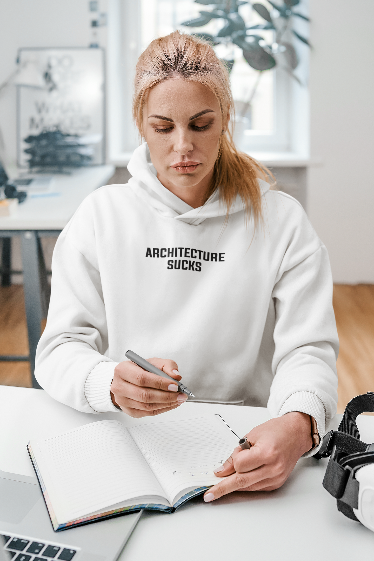 Architecture Sucks Architect Profession Hoodies for Women-FunkyTeesClub