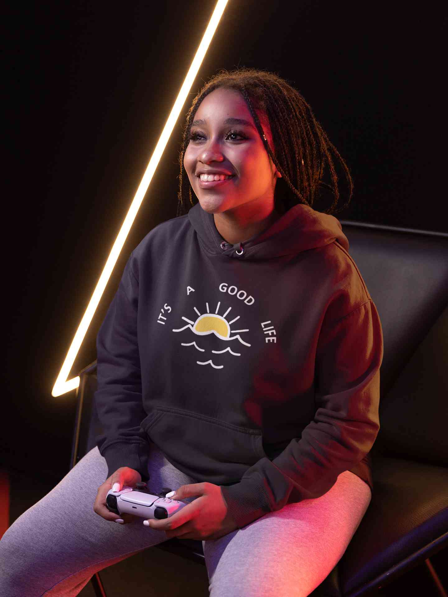 Its A Good Life Hoodies for Women-FunkyTeesClub