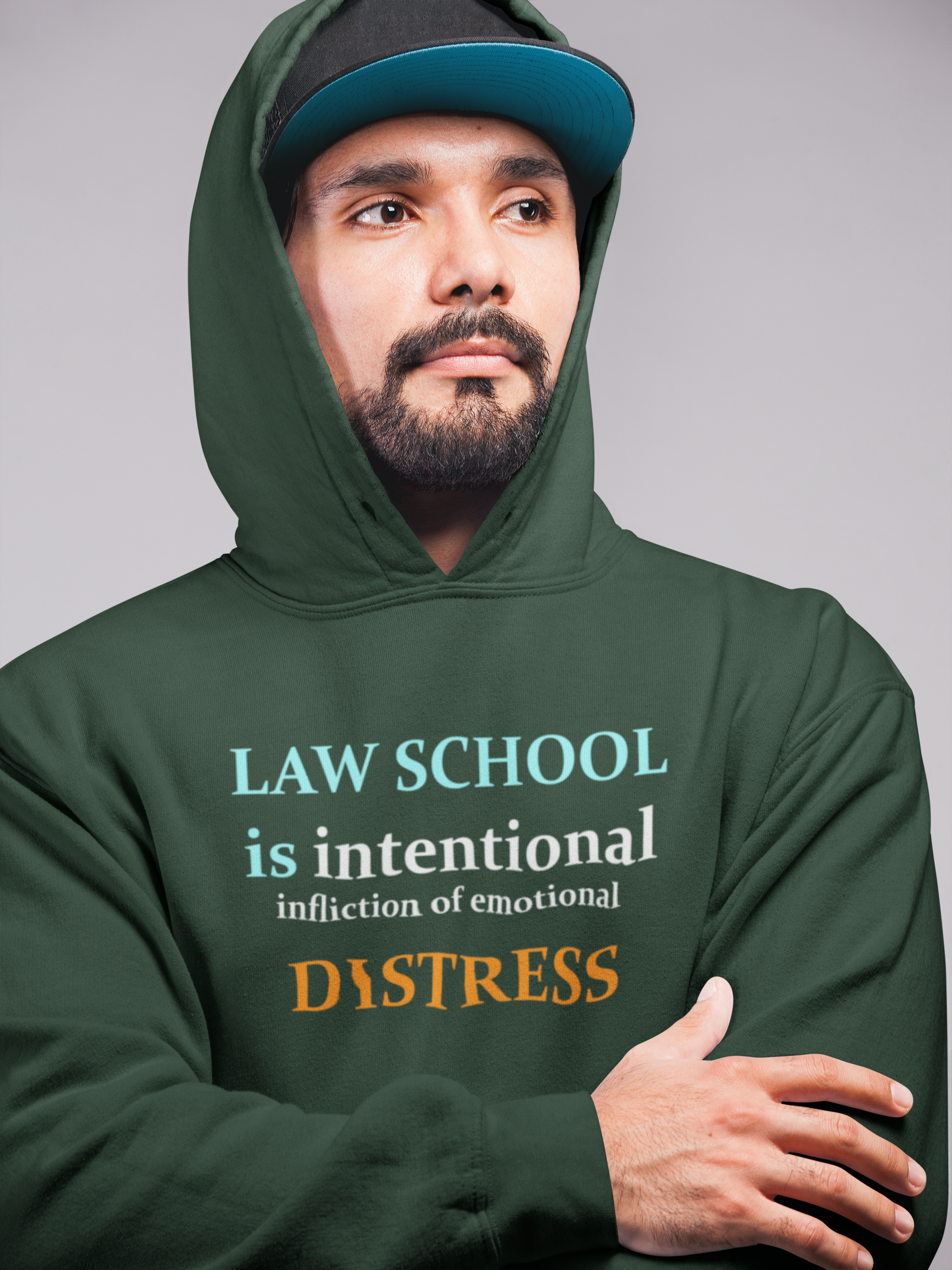 Law School Is International Distress Lawyer Men Hoodies-FunkyTeesClub
