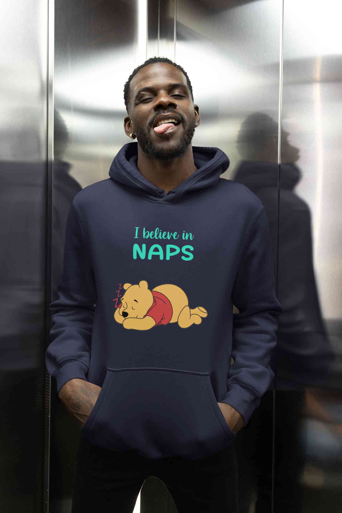 I Believe In Naps Men Hoodies-FunkyTeesClub