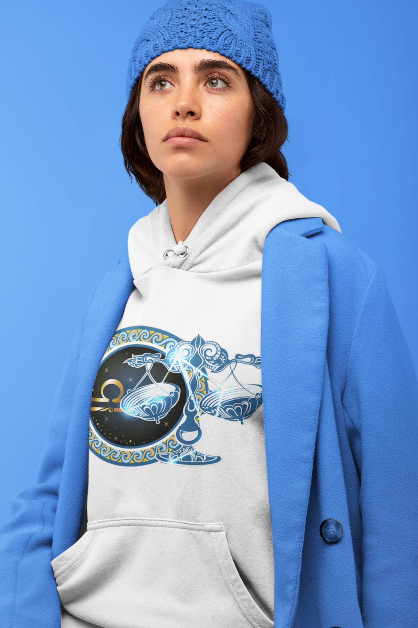 Libra Zodiac Sign Hoodies for Women-FunkyTeesClub