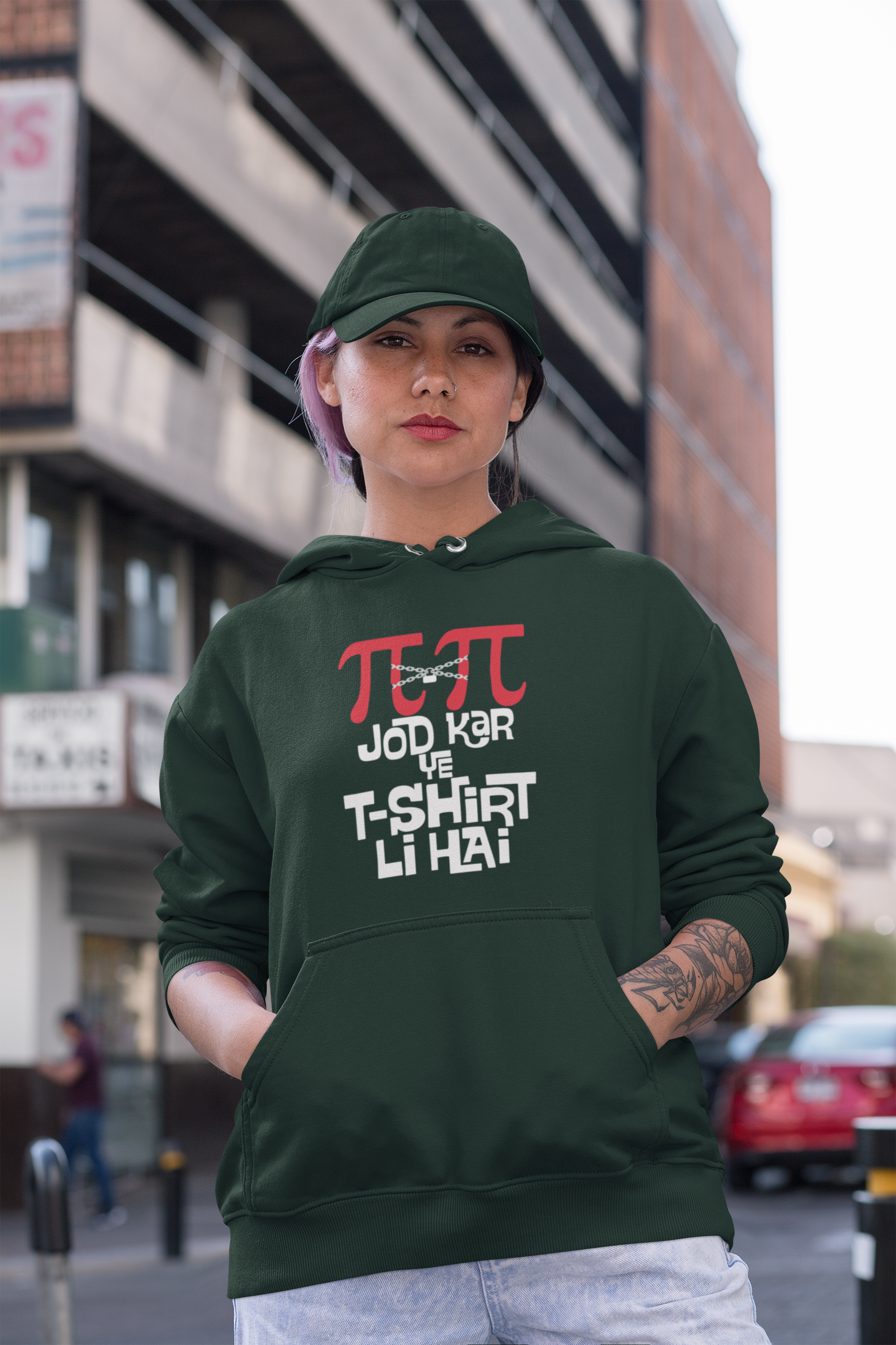 Pi Pi Desi Hoodies for Women-FunkyTeesClub
