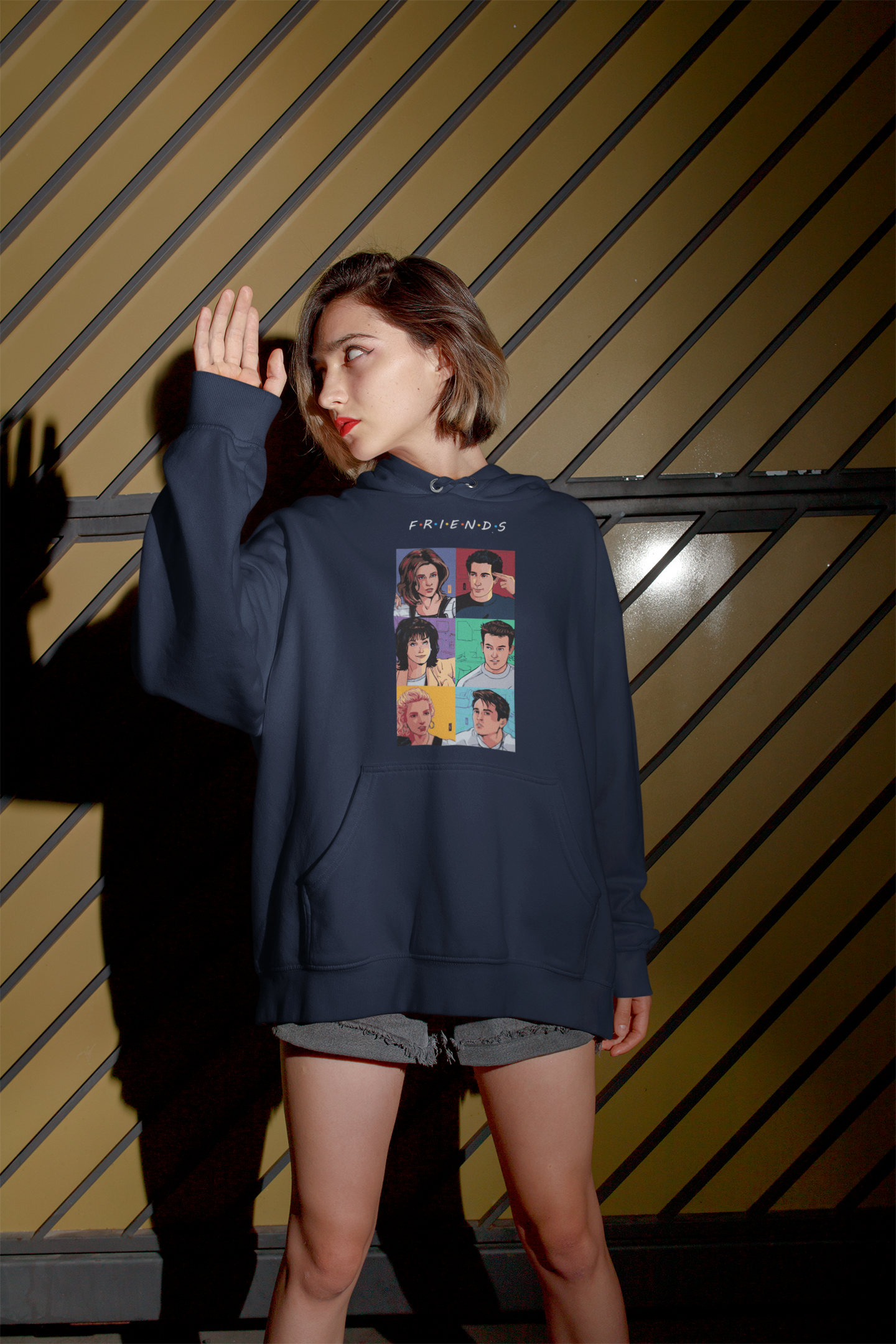 Friends Web Series Hoodies for Women-FunkyTeesClub