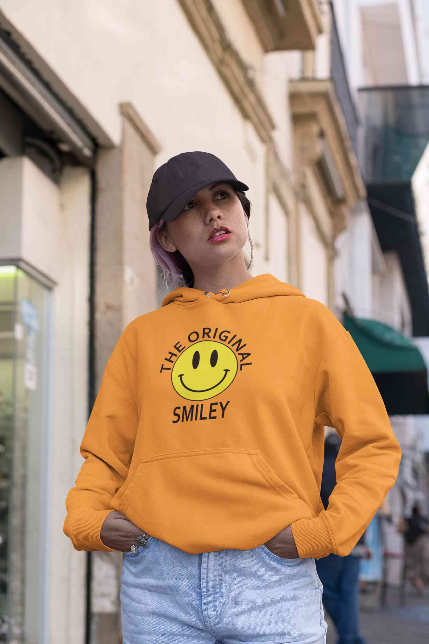 The Original Smiley Hoodies for Women-FunkyTeesClub