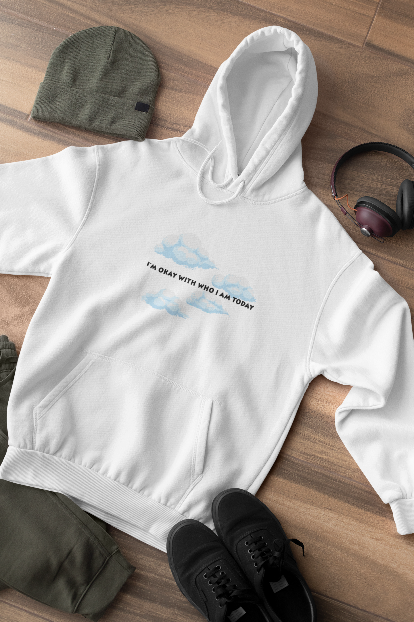 Its Okay Who I Am Today Hoodies for Women-FunkyTeesClub