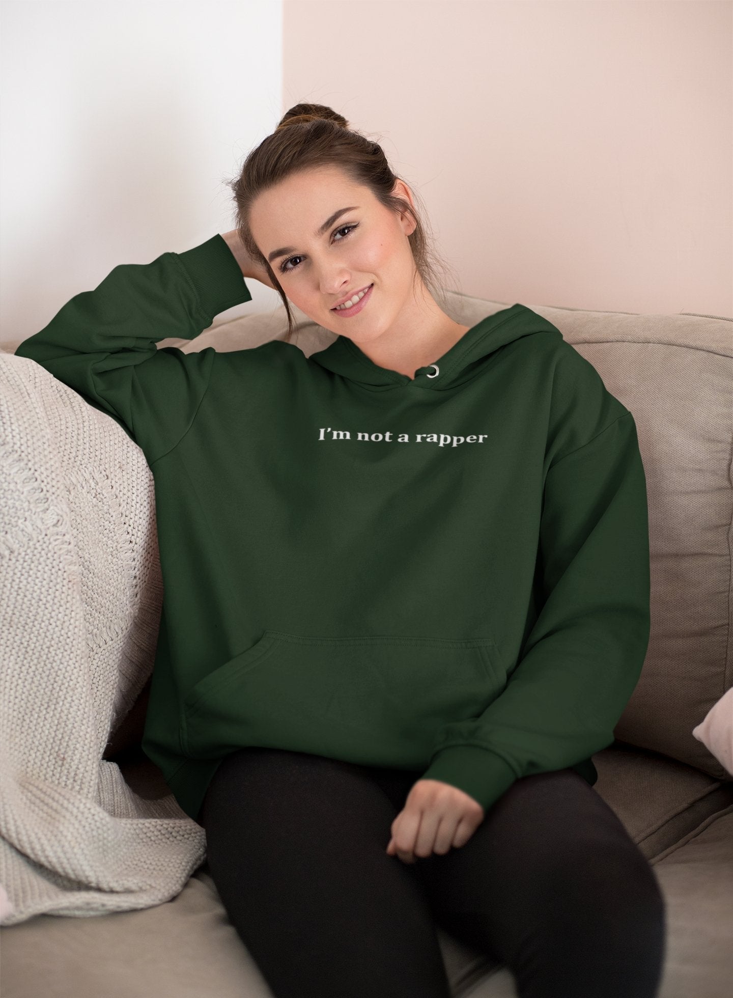 I M Not A Rapper Hoodies for Women-FunkyTeesClub - Funky Tees Club