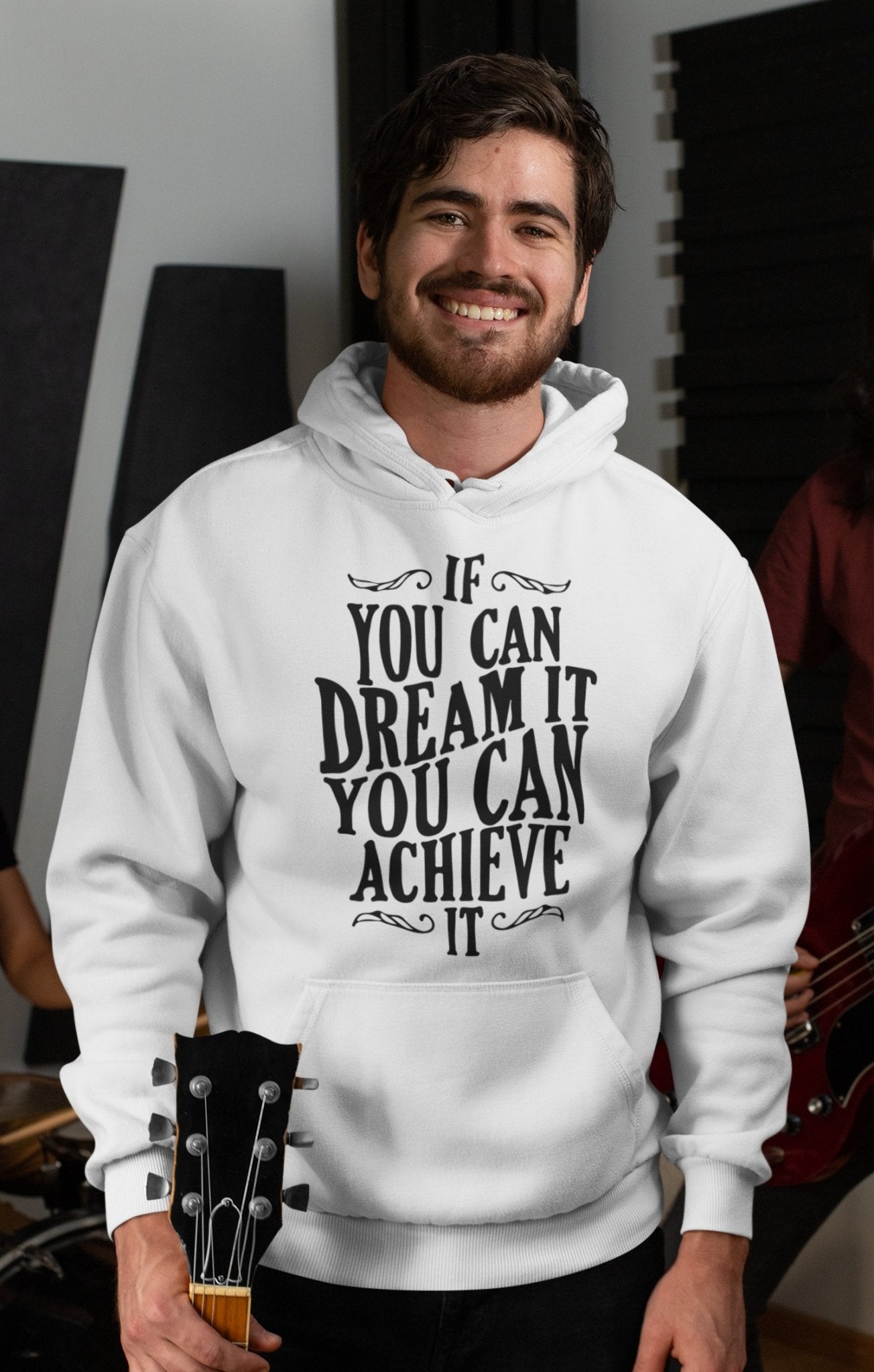 If You Can Dream It Typography Men Hoodies-FunkyTeesClub - Funky Tees Club