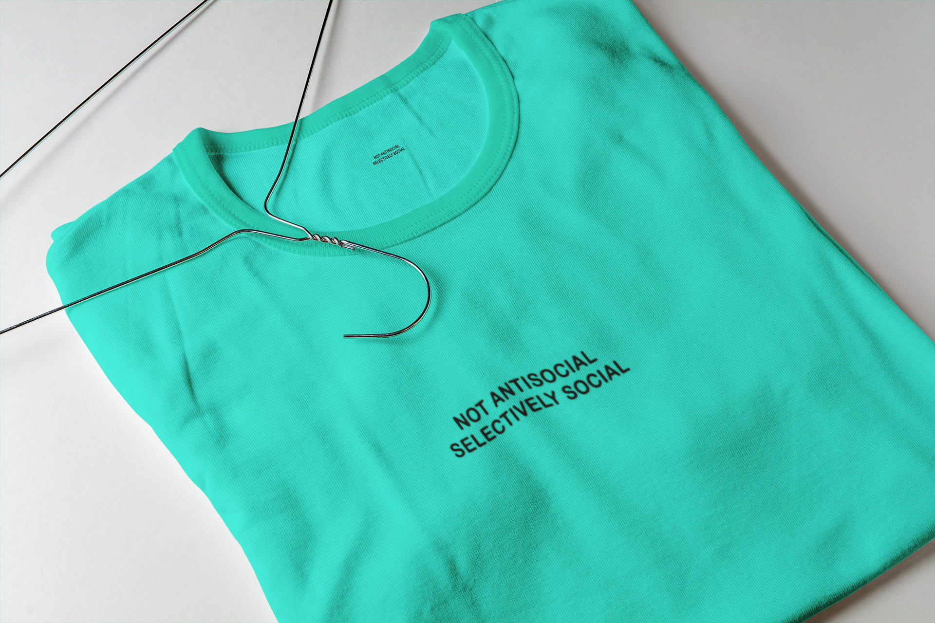 Not Anti Social Selectively Social Minimal Women Half Sleeves T-shirt- FunkyTeesClub