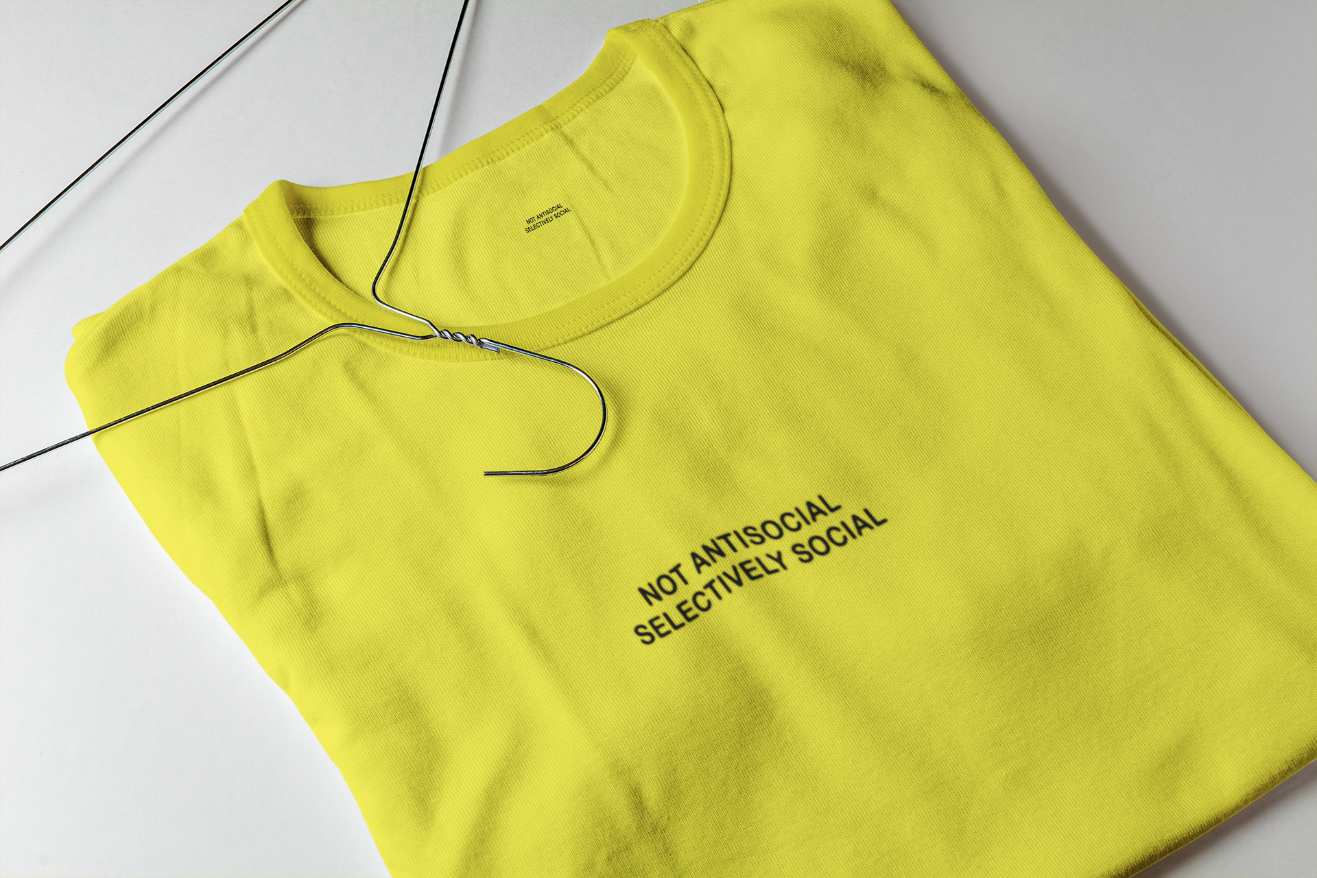 Not Anti Social Selectively Social Minimal Women Half Sleeves T-shirt- FunkyTeesClub
