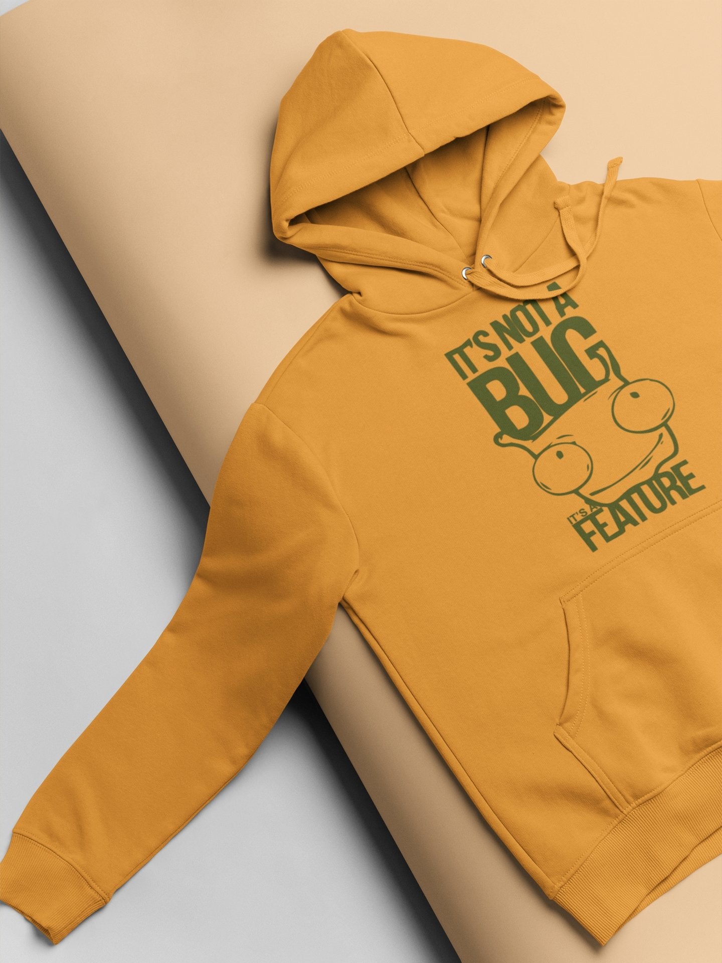 Its Not A Bug Typography Men Hoodies-FunkyTeesClub - Funky Tees Club