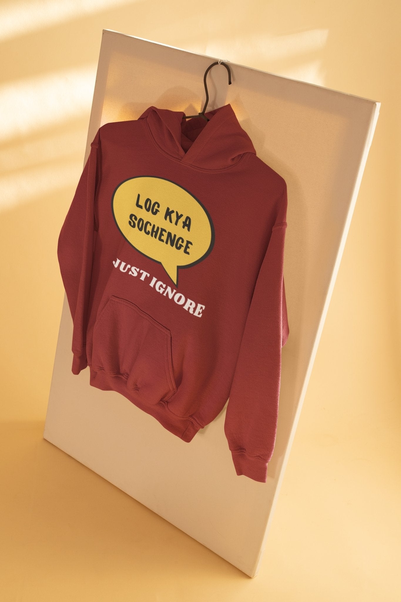 Log Kya Sochenge Hoodies for Women-FunkyTeesClub - Funky Tees Club