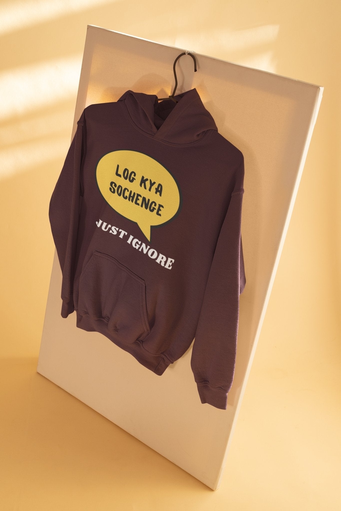 Log Kya Sochenge Hoodies for Women-FunkyTeesClub - Funky Tees Club