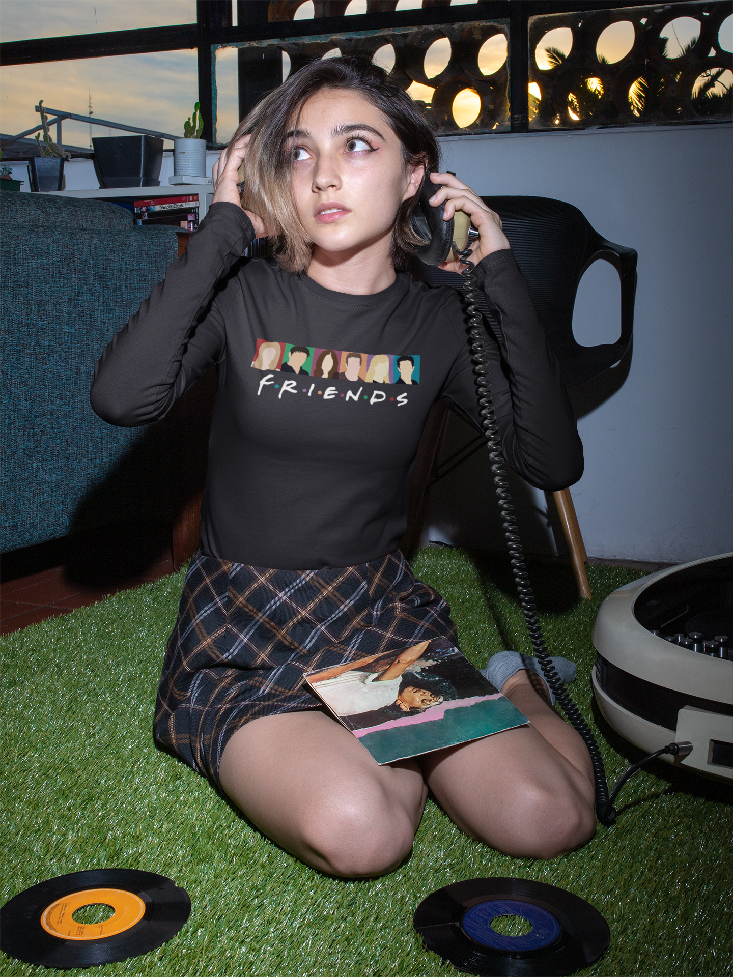 F.R.I.E.N.D.S. Friends Web Series Women Full Sleeves T-Shirts-FunkyTeesClub