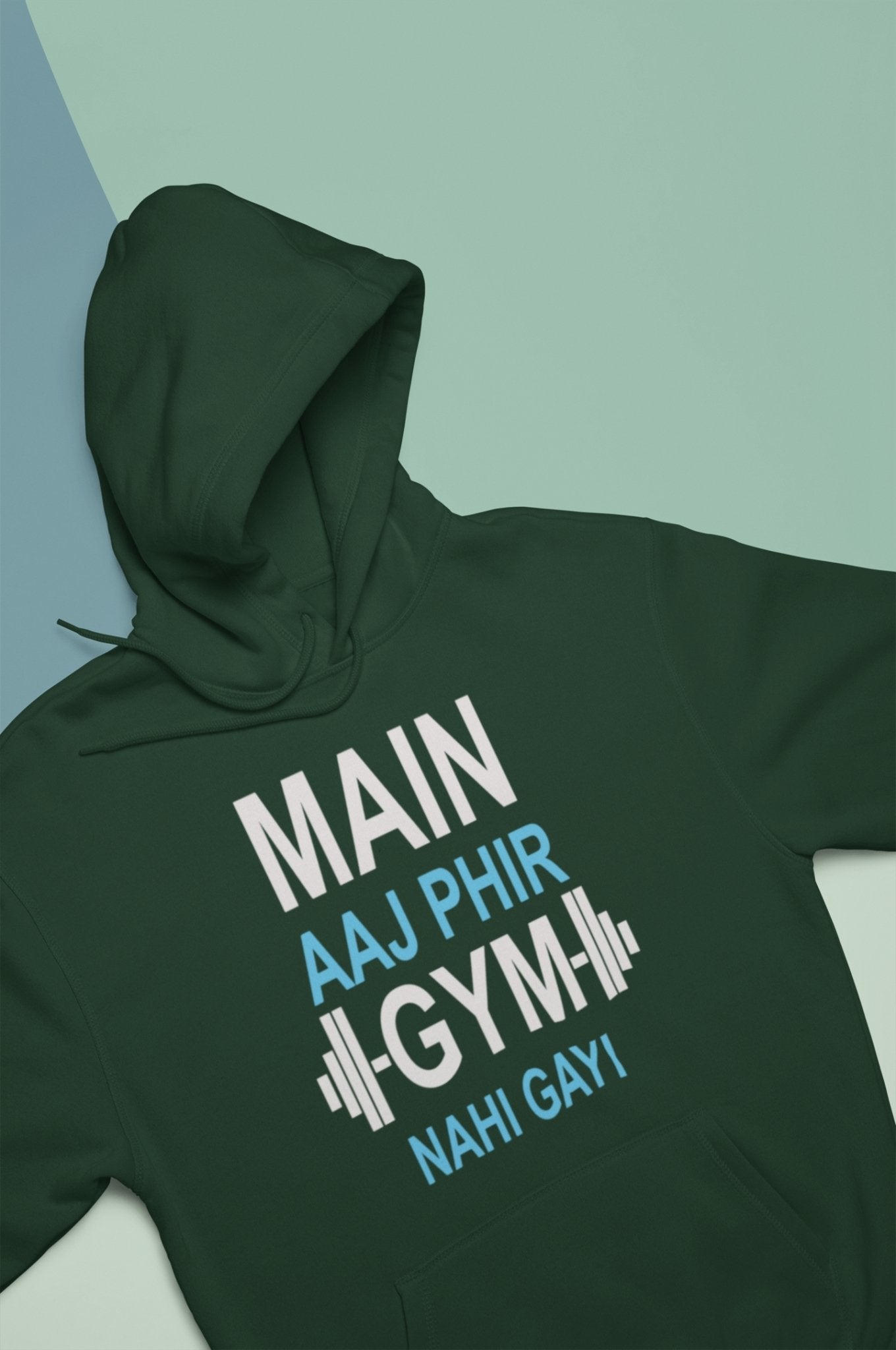 Main Aaj Phir Gym Nahi Gayi Gym And Workout Hoodies for Women-FunkyTeesClub - Funky Tees Club