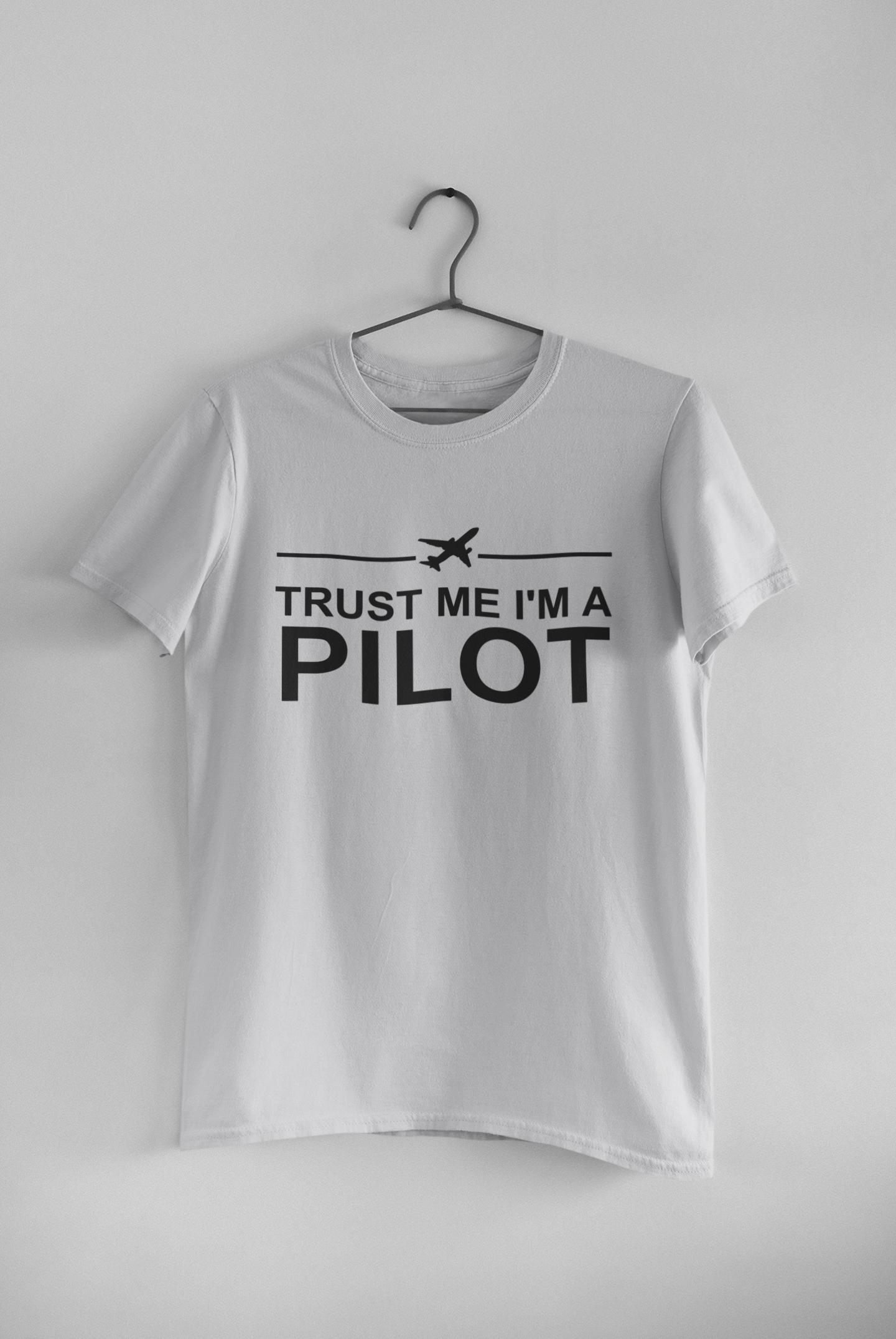 Trust Me I Am A Pilot Mens Half Sleeves T-shirt- FunkyTeesClub