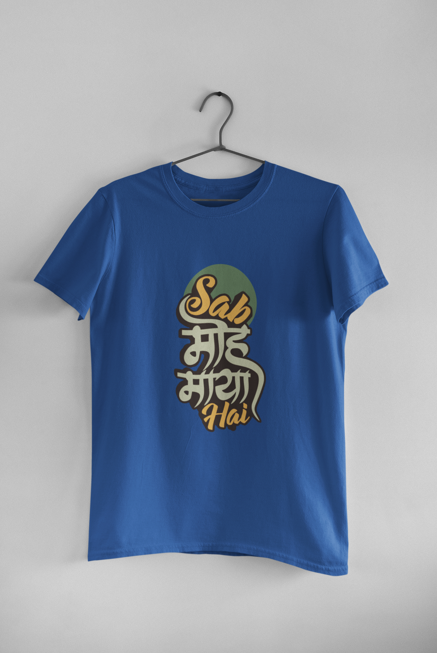 Sab Moh Maaya Desi Mens Half Sleeves T-shirt- FunkyTeesClub