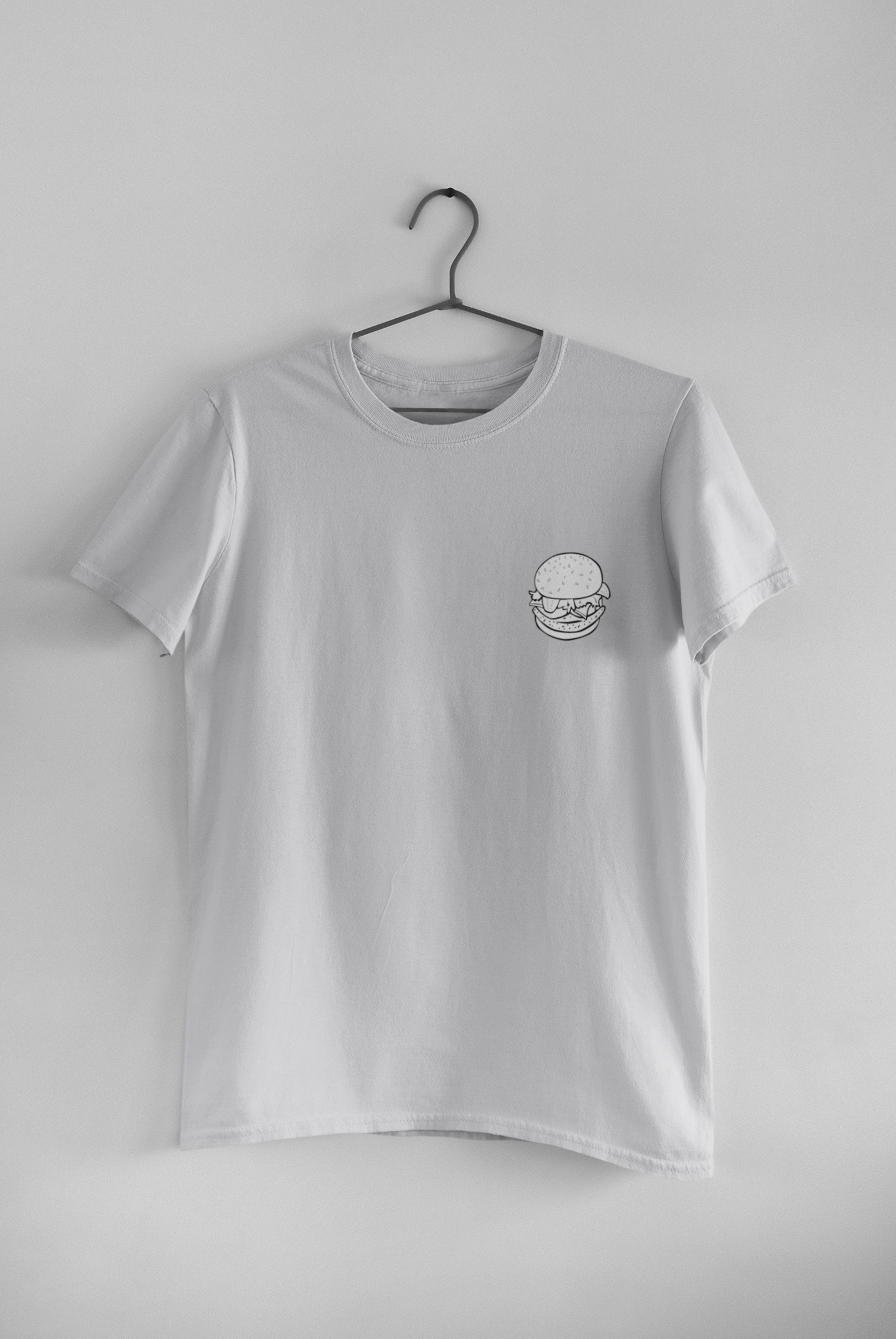 Burger Quotes Mens Half Sleeves T-shirt- FunkyTeesClub