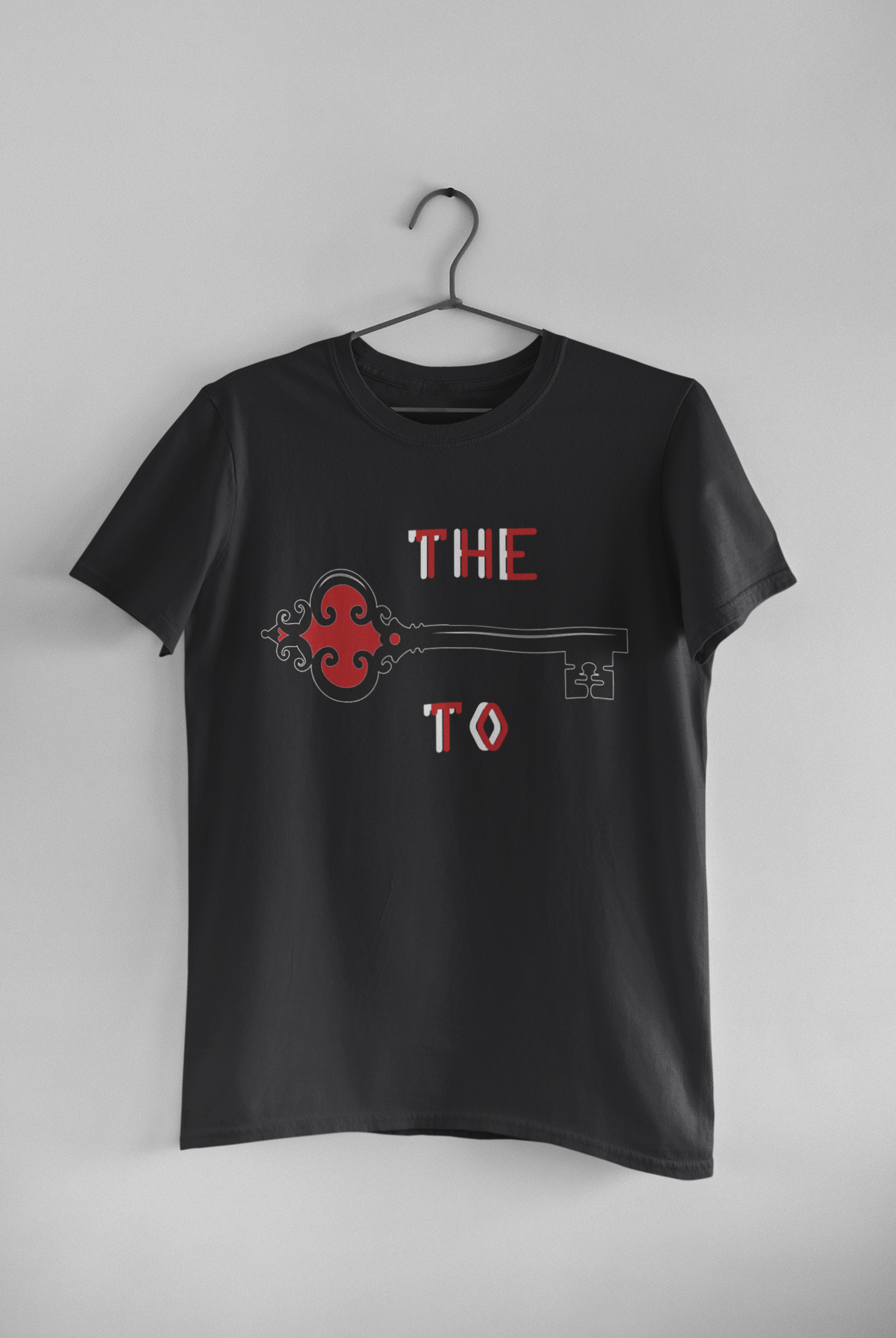 Couple Key Couple Half Sleeves T-Shirts -FunkyTeesClub