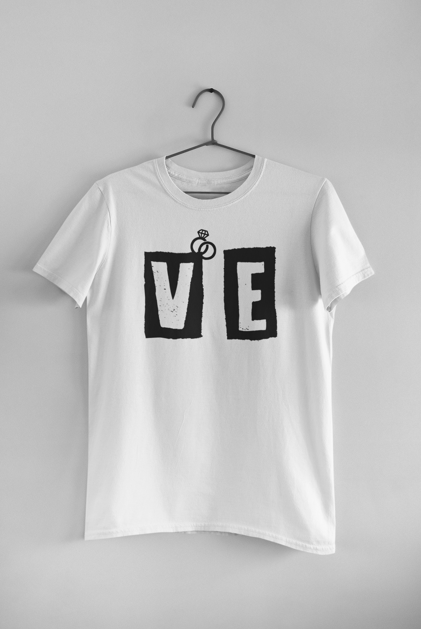 Love Couple Half Sleeves T-Shirts -FunkyTeesClub