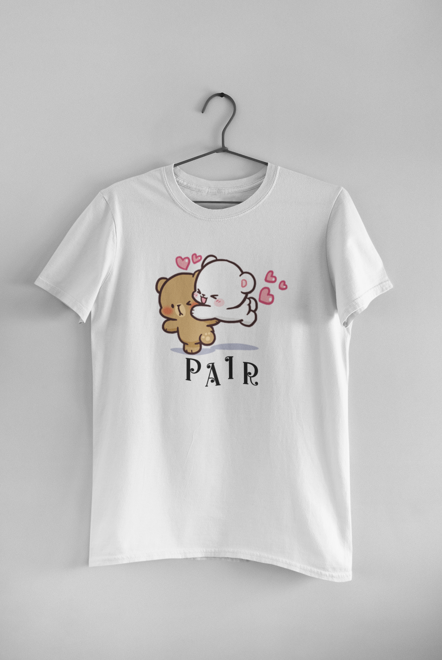 Prefect Pair Couple Half Sleeves T-Shirts -FunkyTeesClub