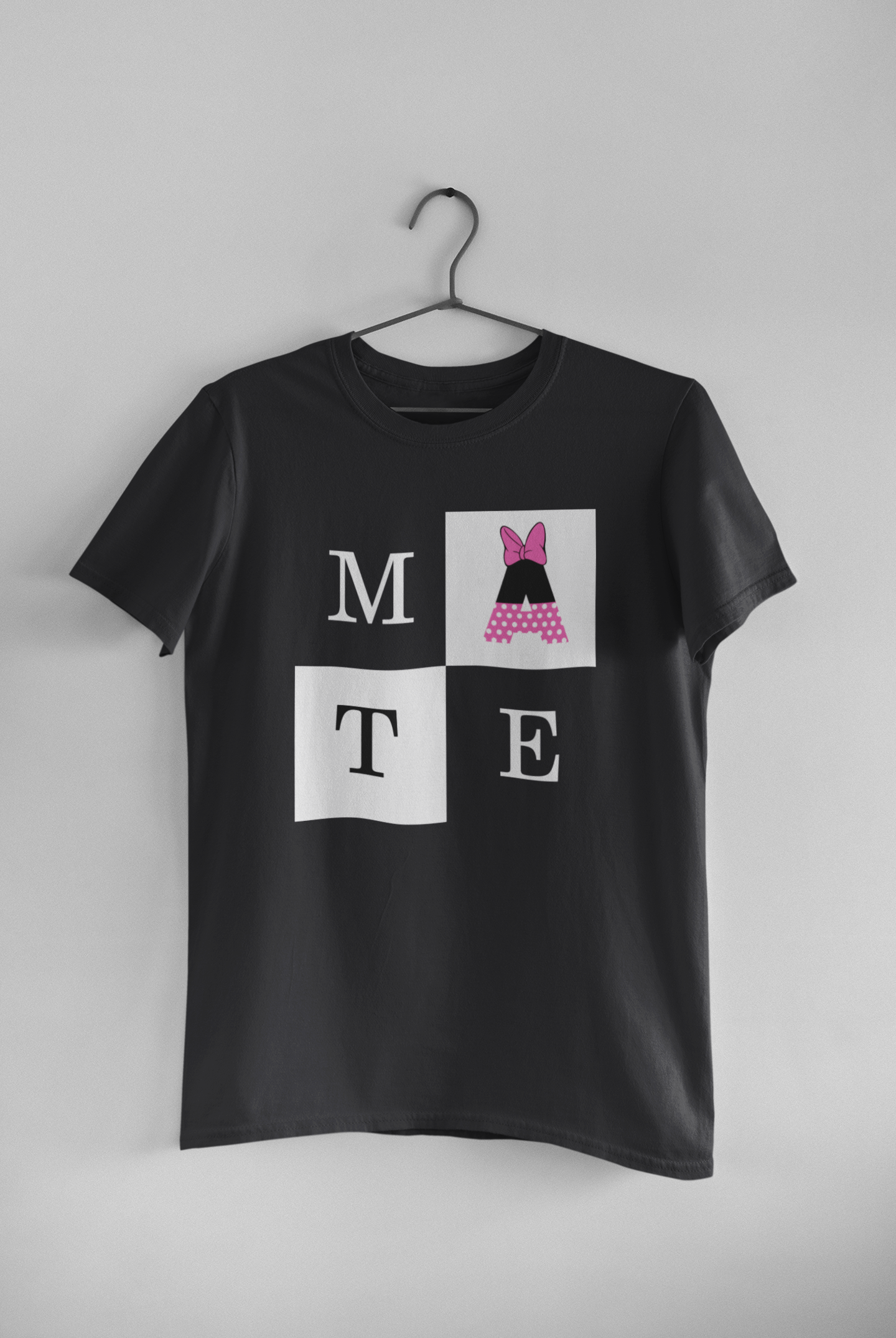 Soulmate Couple Half Sleeves T-Shirts -FunkyTeesClub