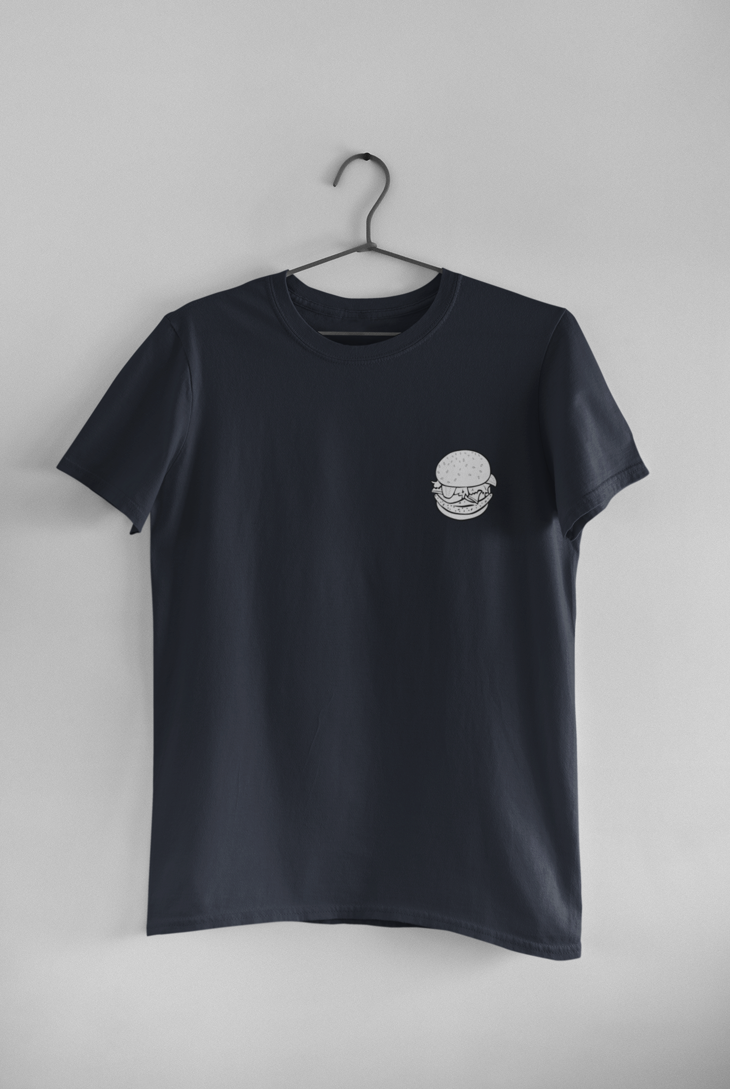 Burger Quotes Mens Half Sleeves T-shirt- FunkyTeesClub