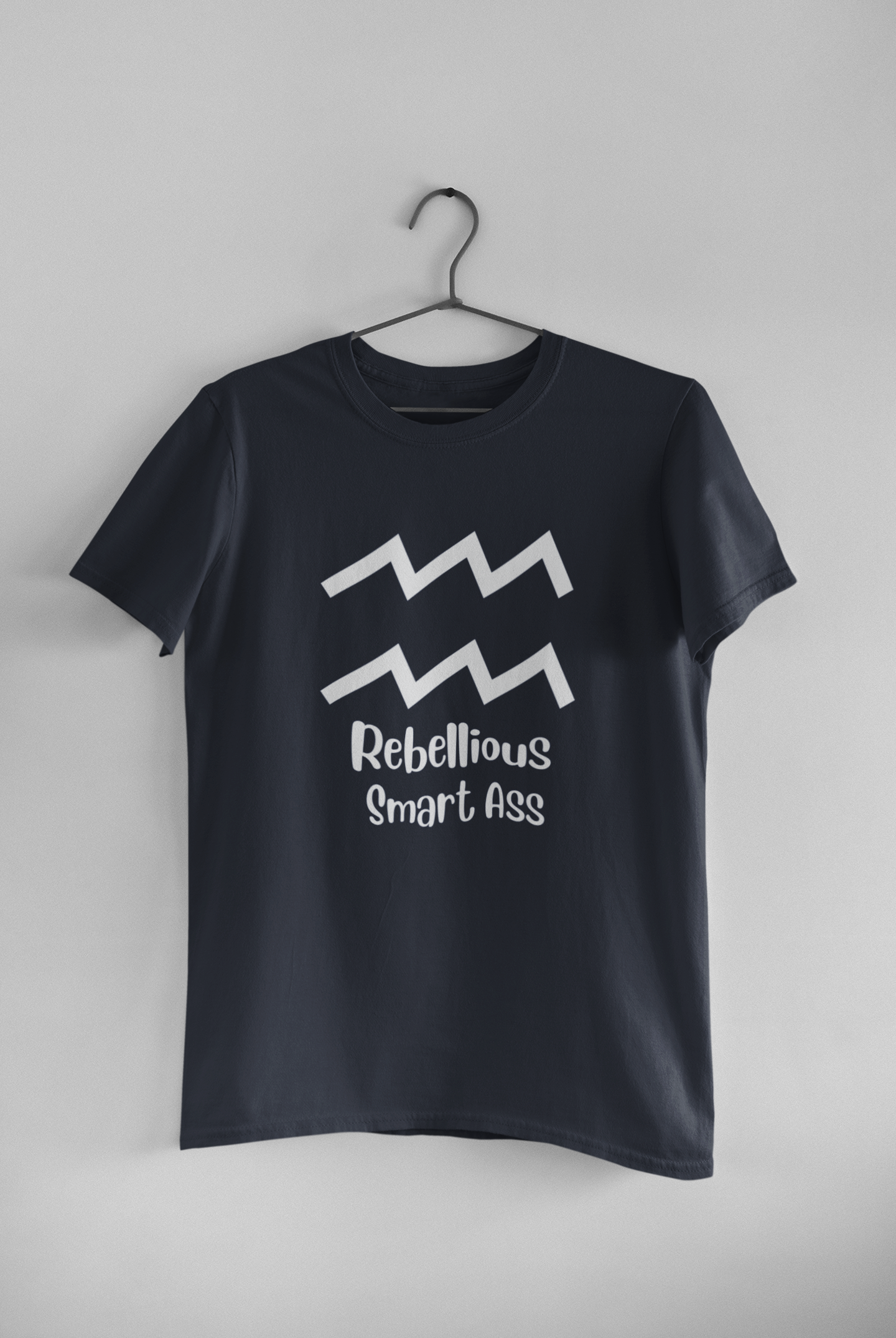 Aquarius Zodiac Sign Women Half Sleeves T-shirt- FunkyTeesClub