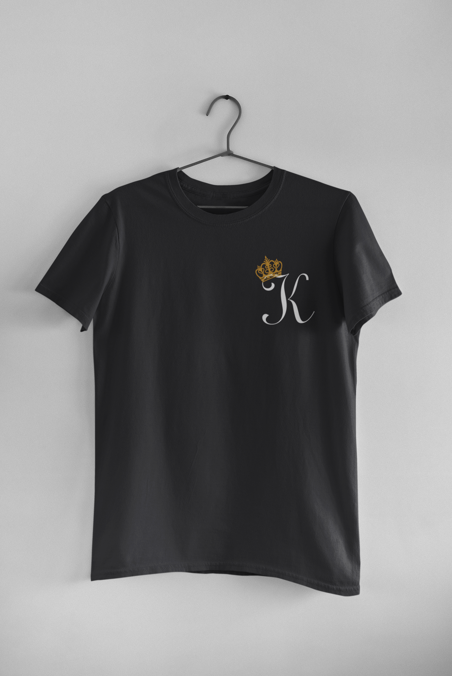 King Queen Couple Half Sleeves T-Shirts -FunkyTeesClub